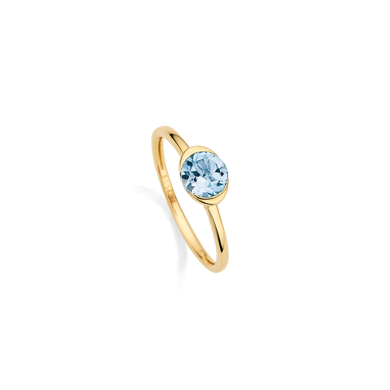 CEM 585/- Damenring | Blautopas 6-210192-001