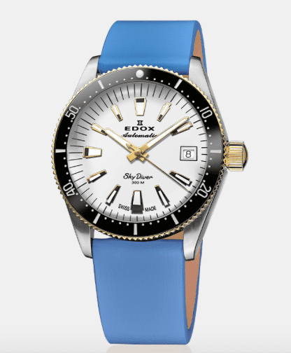 Edox SkyDiver 38 Date Automatic Special Edition Damenuhr 80131 357JNC BI