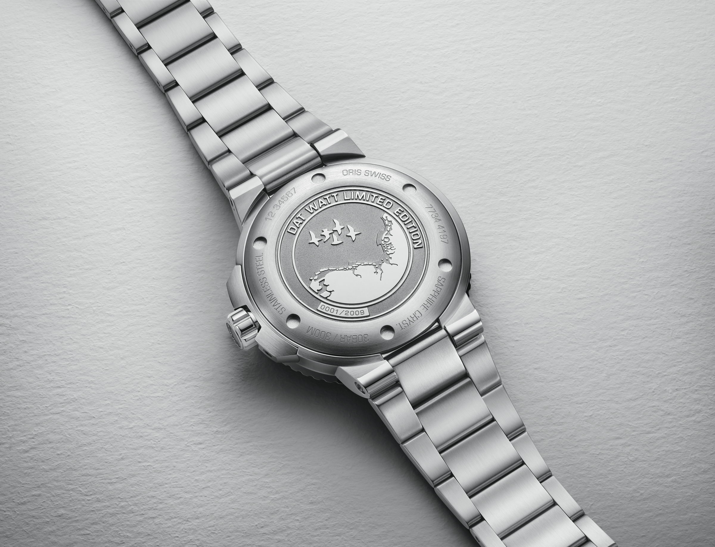 Oris Herrenuhr Aquis Dat Watt Limited Edition II, 01 743 7734 4197-Set