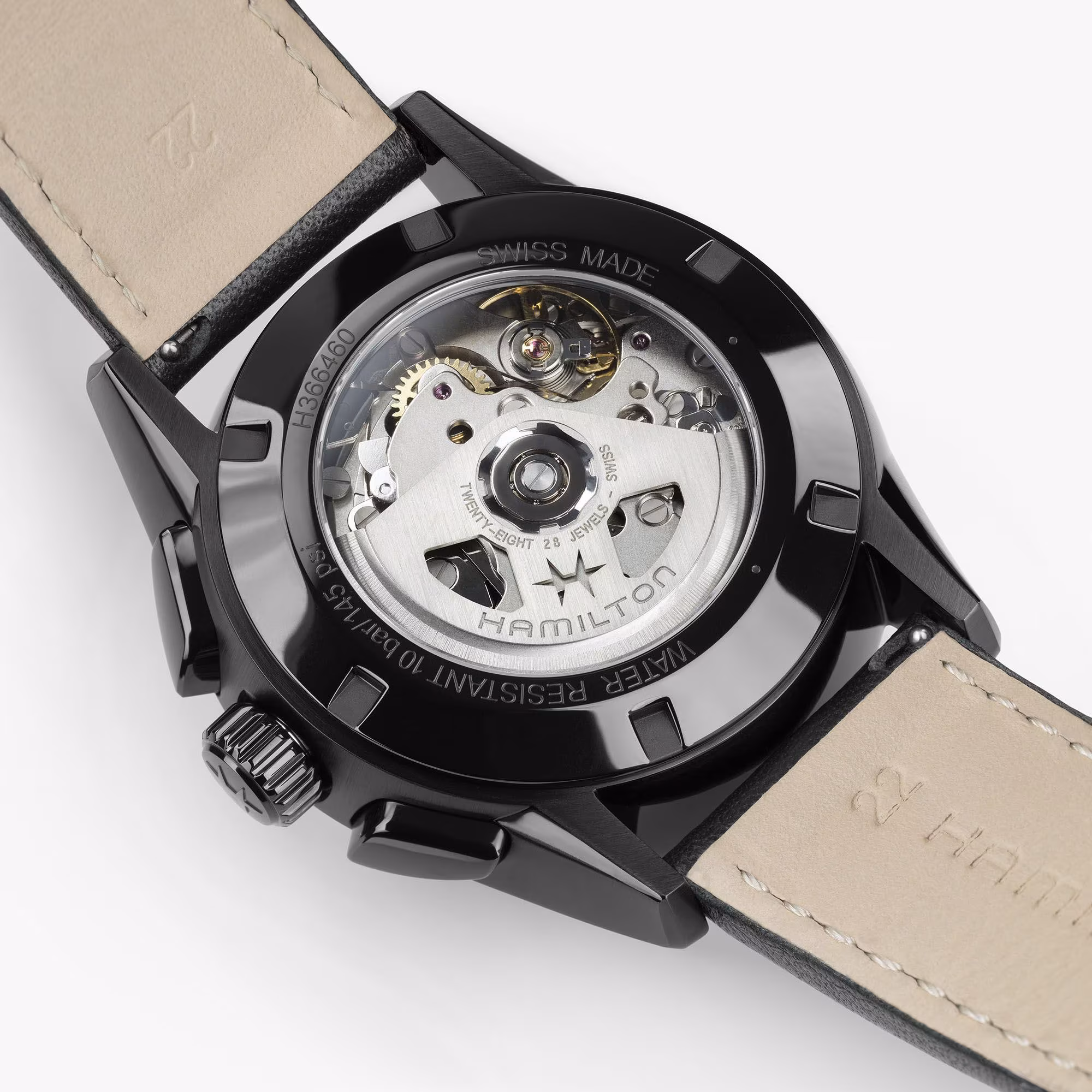 Hamilton Jazzmaster Performer Autochrono Automatik Herrenuhr H36646780 