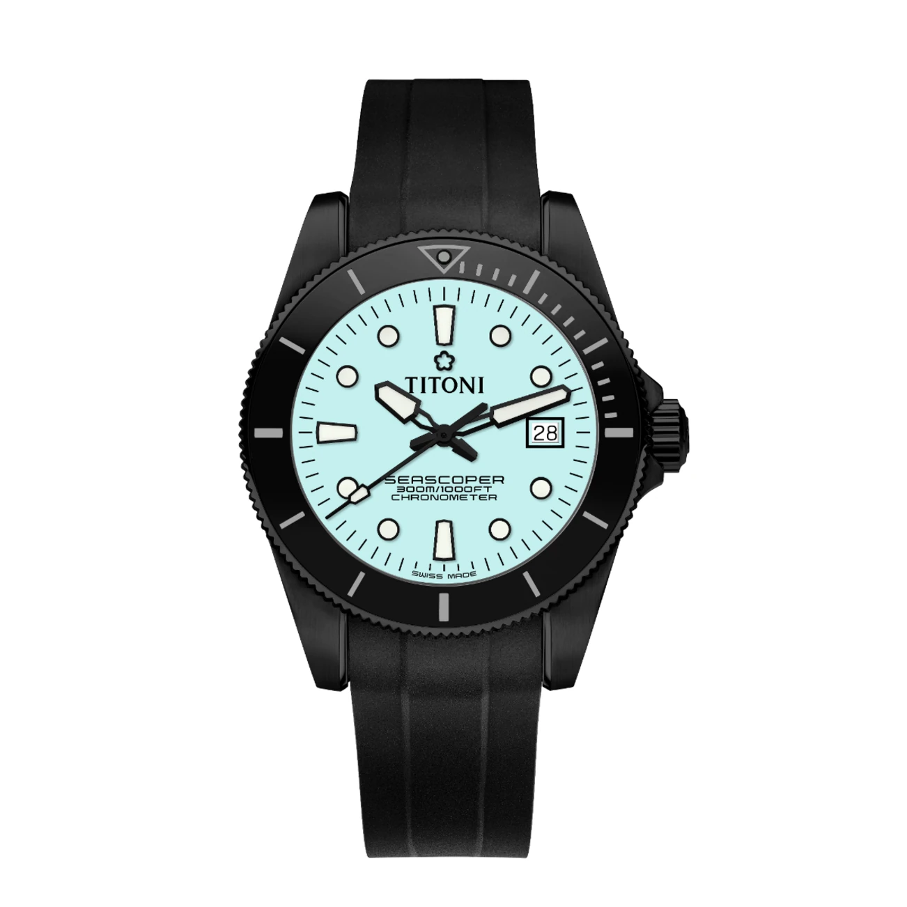 Titoni Seascoper 300 83300 B-BK-R-718 Ice Blue Limited Edition 