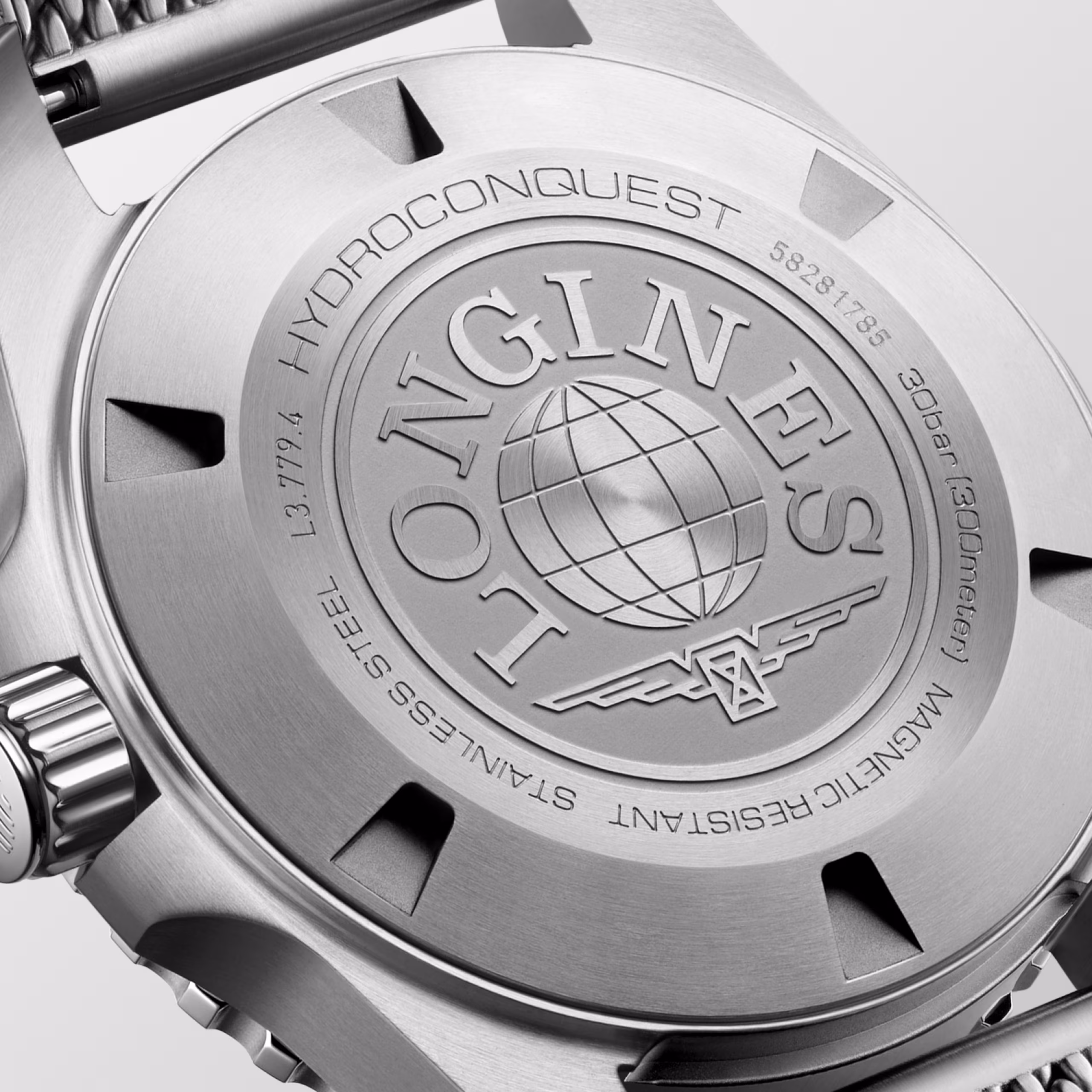 Longines Hydroconquest frostblau 39mm Herrenuhr L3.779.4.99.6
