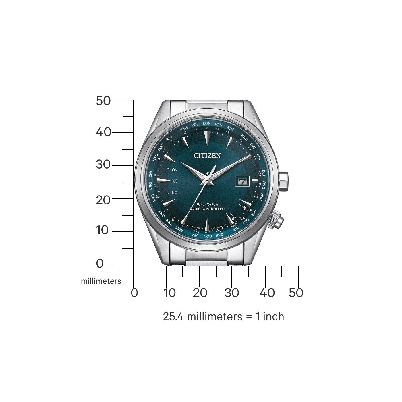 Citizen Radio Controlled Herrenuhr CB0270-87L