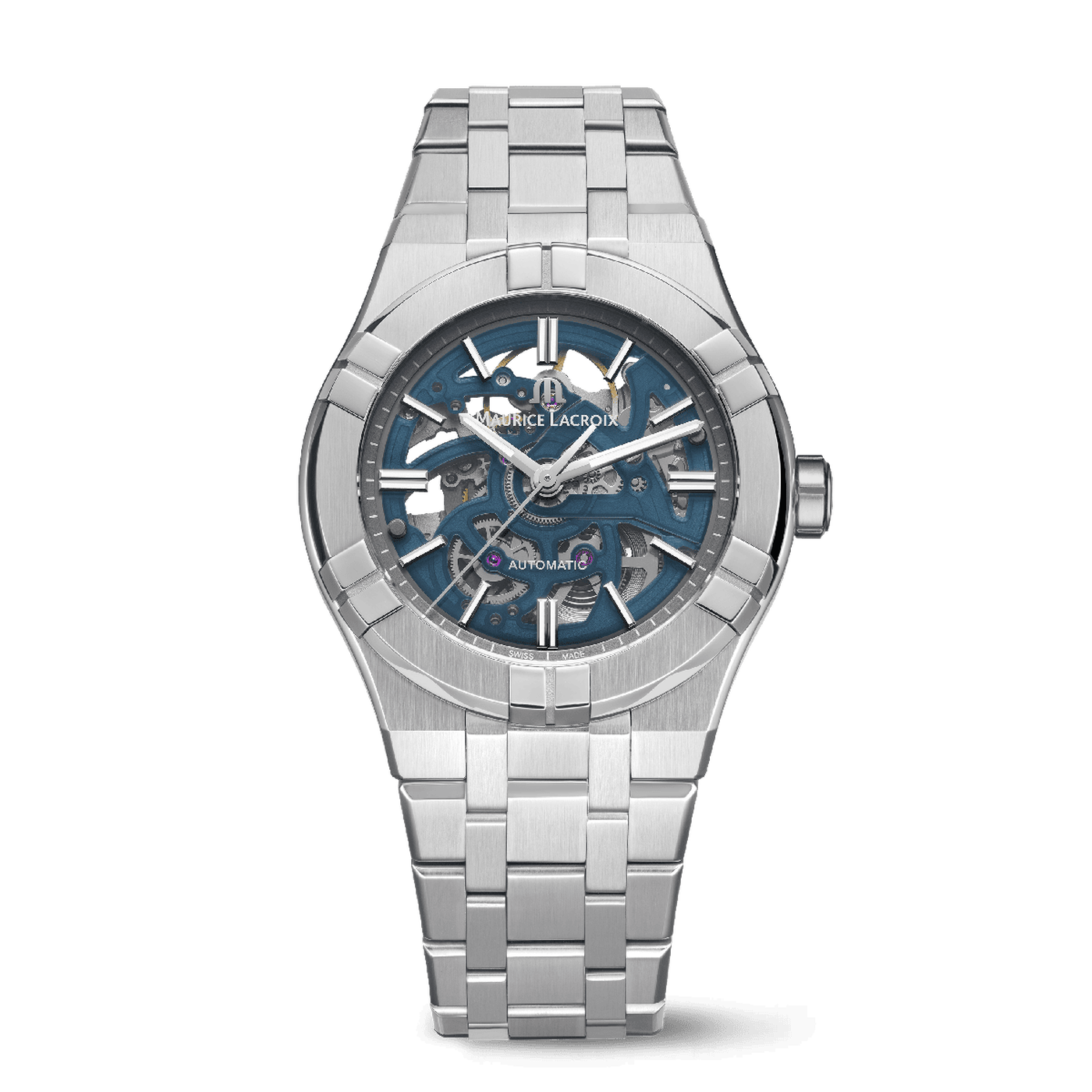 Maurice Lacroix Aikon Automatik Skeleton Herrenuhr inklusive Ersatzarmband AI6007-SS002-031-1