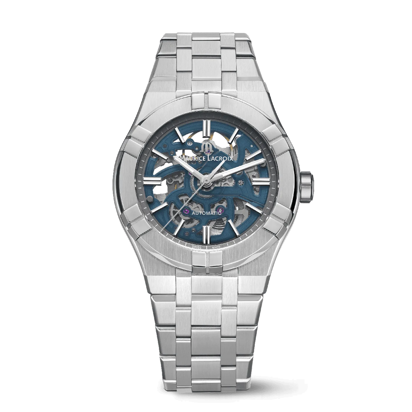 Maurice Lacroix Aikon Automatik Skeleton Herrenuhr inklusive Ersatzarmband AI6007-SS002-031-1