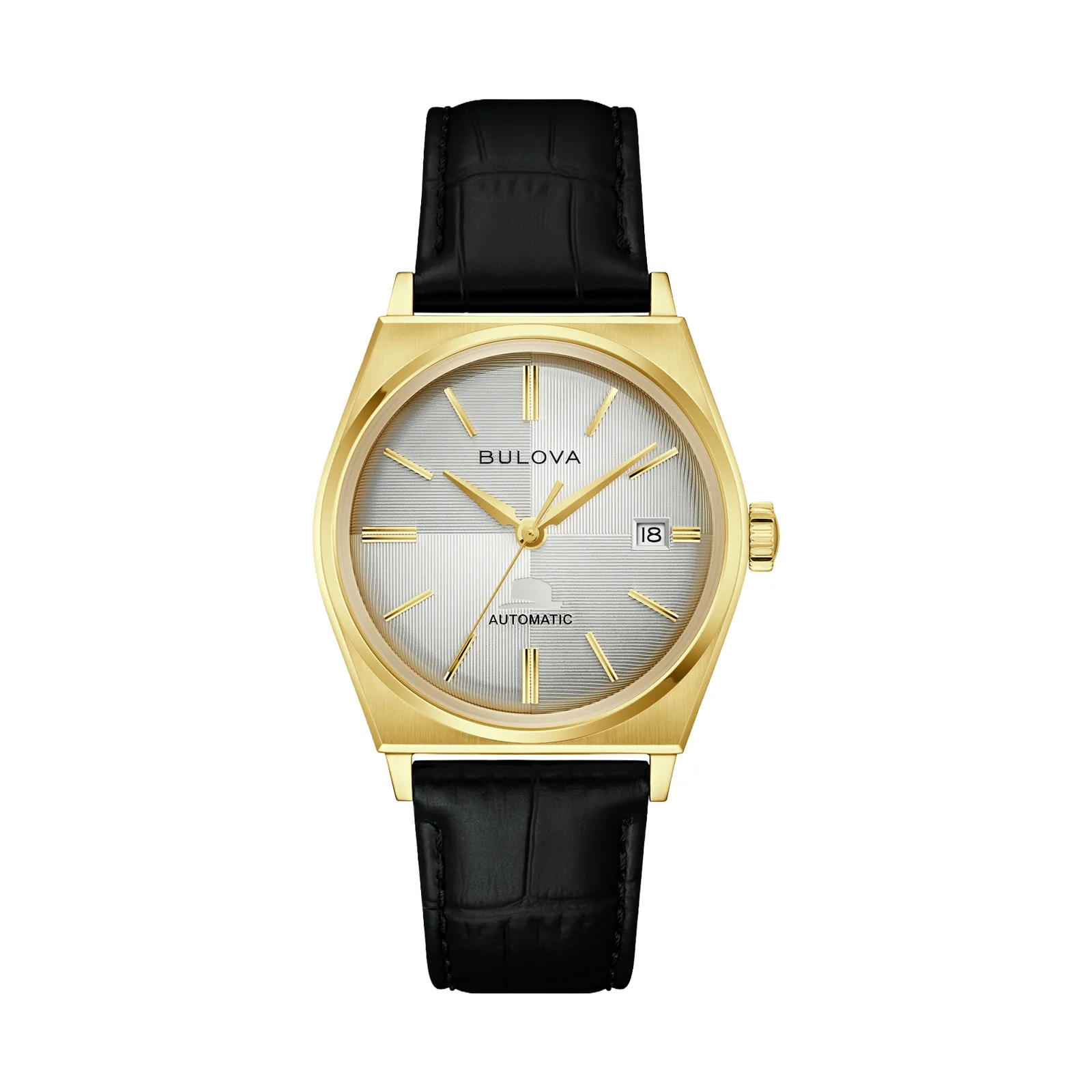 Bulova Sinatra Nothing But The Best Automatik Goldfarben Herrenuhr 97B243