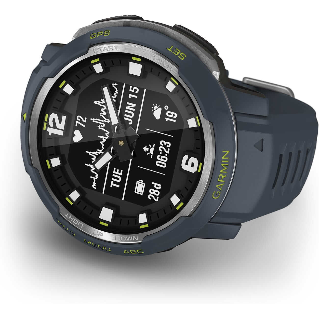 Garmin Instinct Crossover - Standard Edition Granitblau Herrenuhr 010-02730-04