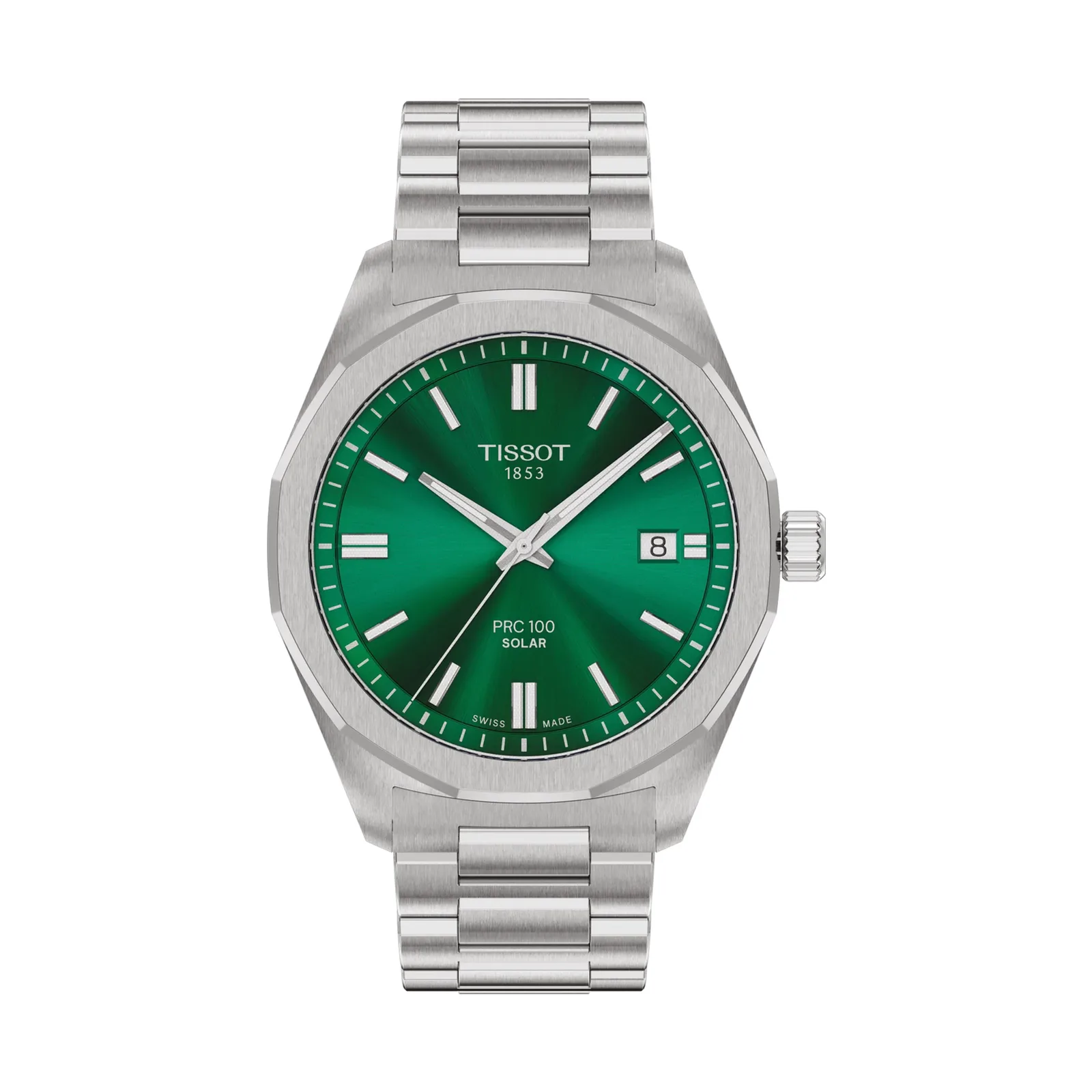 Tissot PRC 100 Solar 39 mm Grün Herrenuhr T151.422.11.091.00