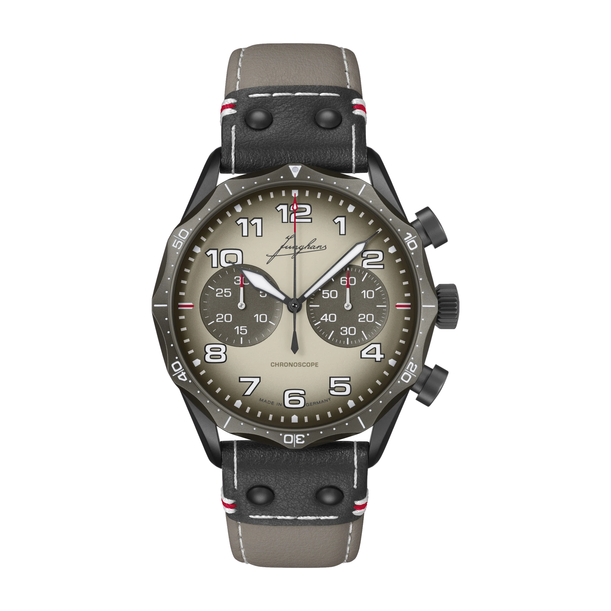 Junghans Meister Pilot Chronoscope Herrenuhr 27-3398.00