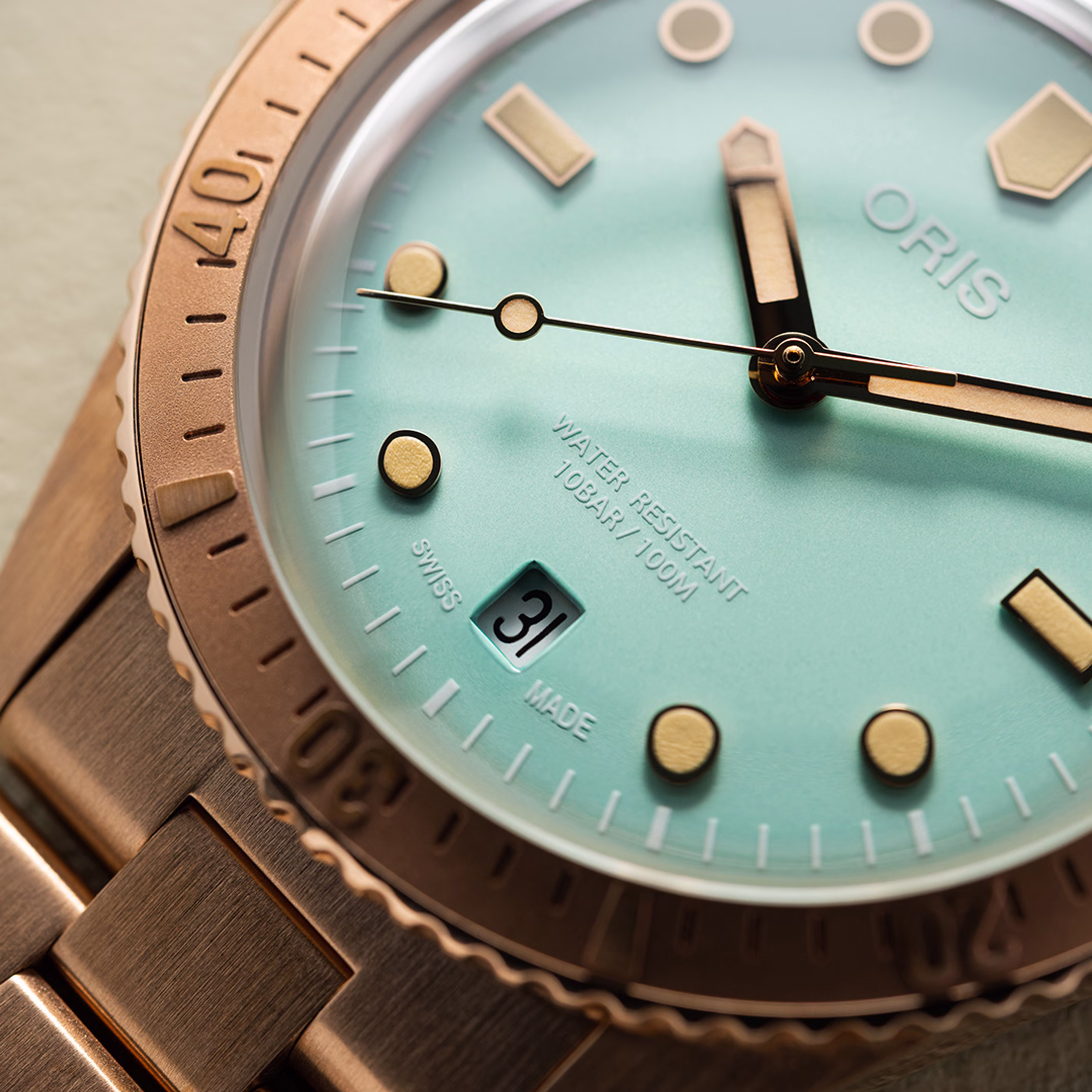 Oris Divers Sixty‑Five Cotton Candy 38mm Rosa Unisexuhr 01 733 7771 3157-07 8 19 15