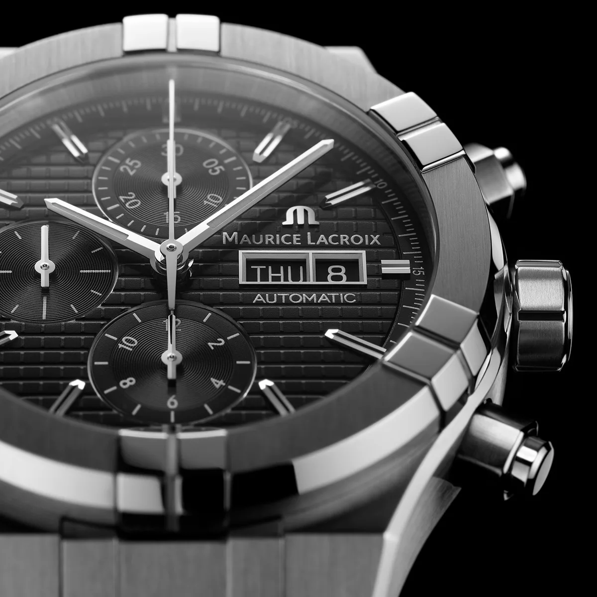 Maurice Lacroix Aikon Chronograph Day Date Herrenuhr AI6038-SS002-330-1