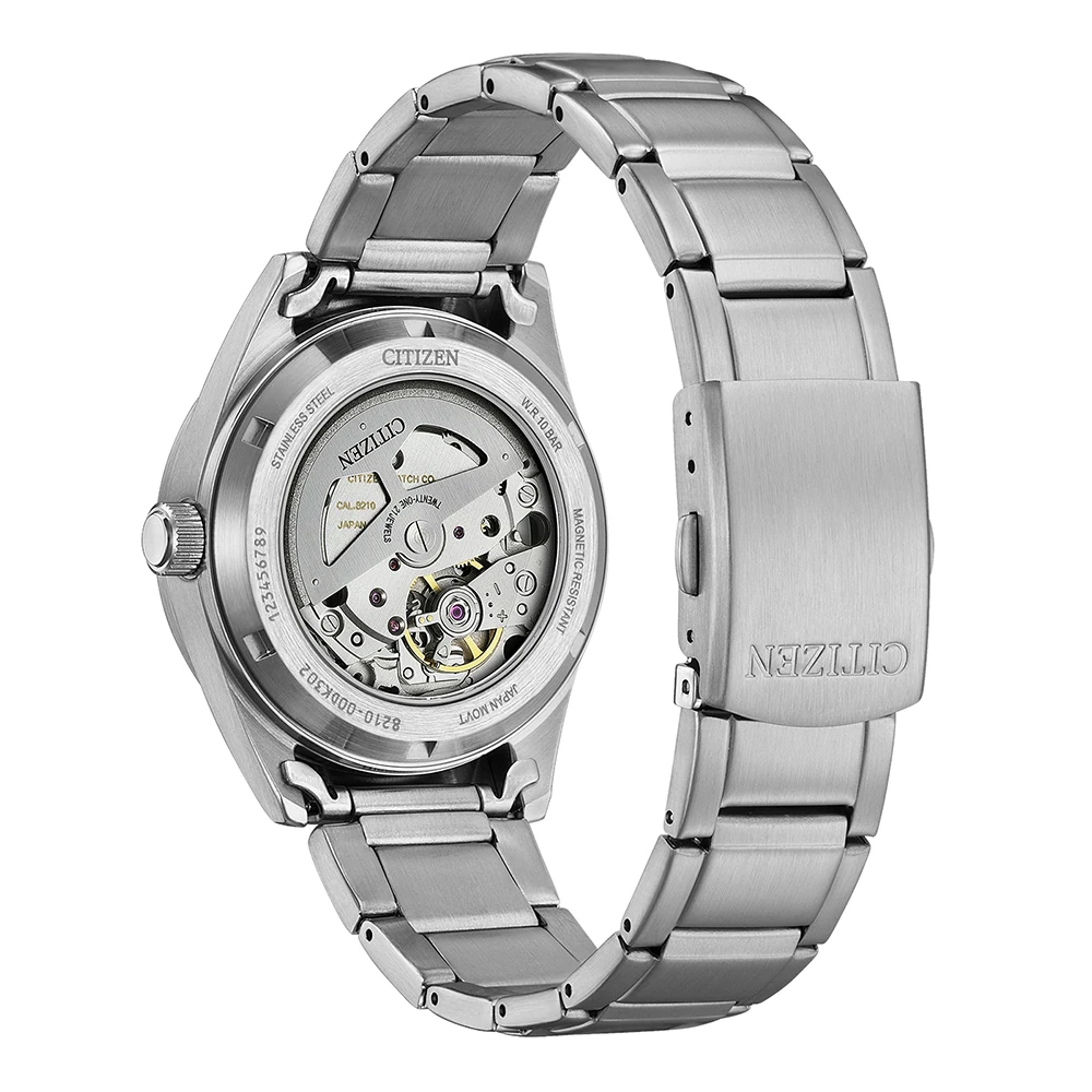 Citizen Automatik im Diver-Style Edelstahl schwarz, 38.5mm Herrenuhr NJ0221-50E