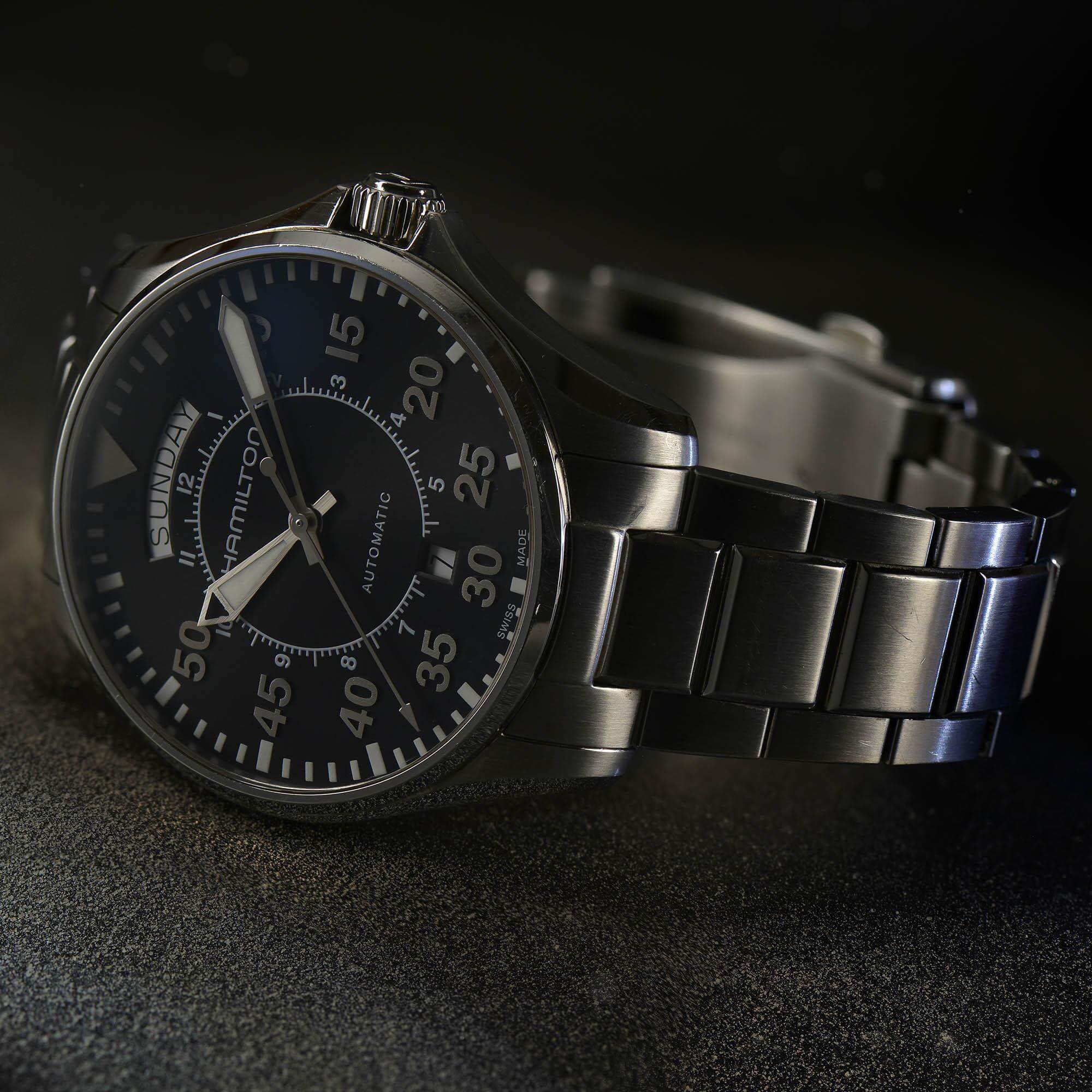 Hamilton Khaki Pilot Day Date Automatik H64615135 Herrenuhr