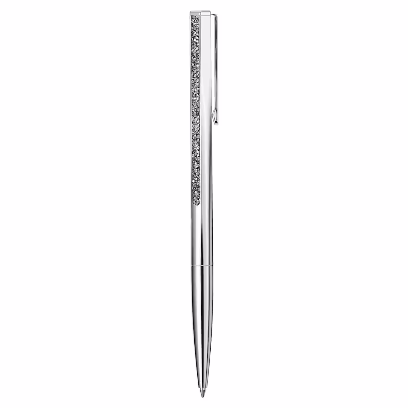 Swarovski Shimmer Kugelschreiber Silberfarben, Verchromt 5668056