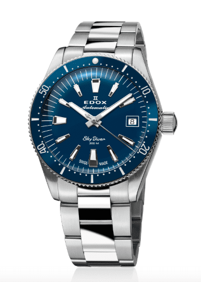 Edox SkyDiver 38 Date Automatic Limited Edition Herrenuhr 80131 3BUM BUIN