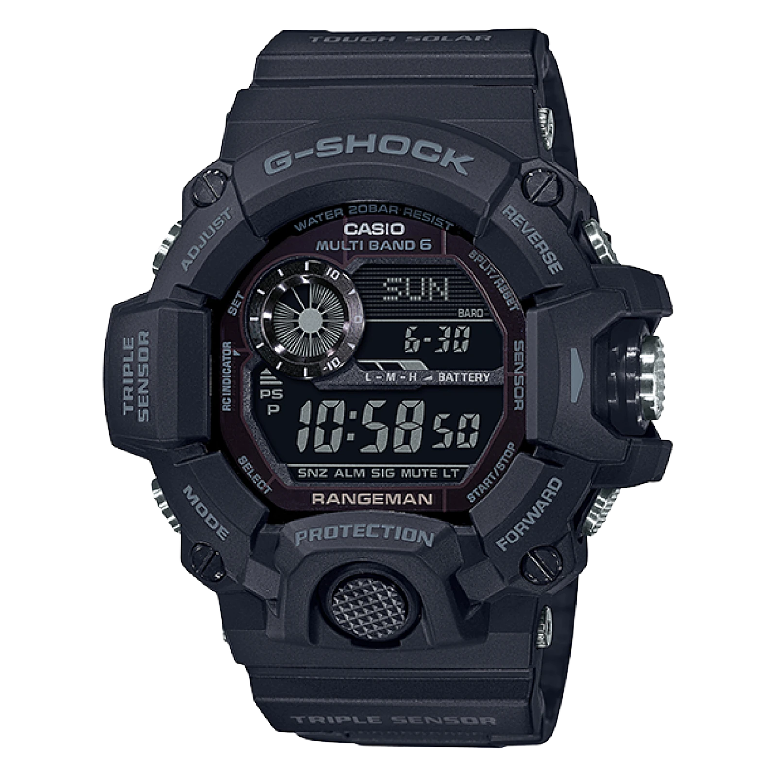 Casio G-Shock Herrenuhr Rangeman GW-9400-1BER
