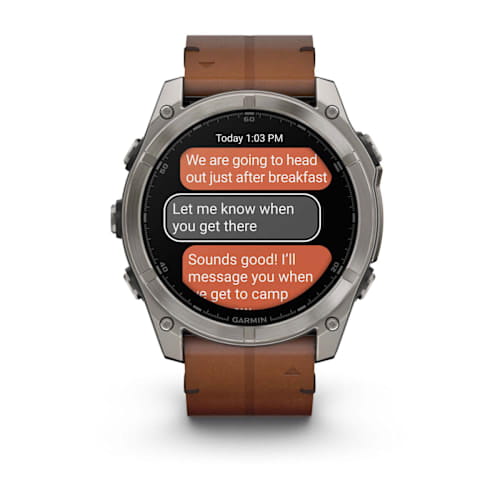 Garmin fēnix® 8 - 51 mm AMOLED Sapphire Graphit/Carbongrau Titan inklusive Ersatzarmband 010-02905-40