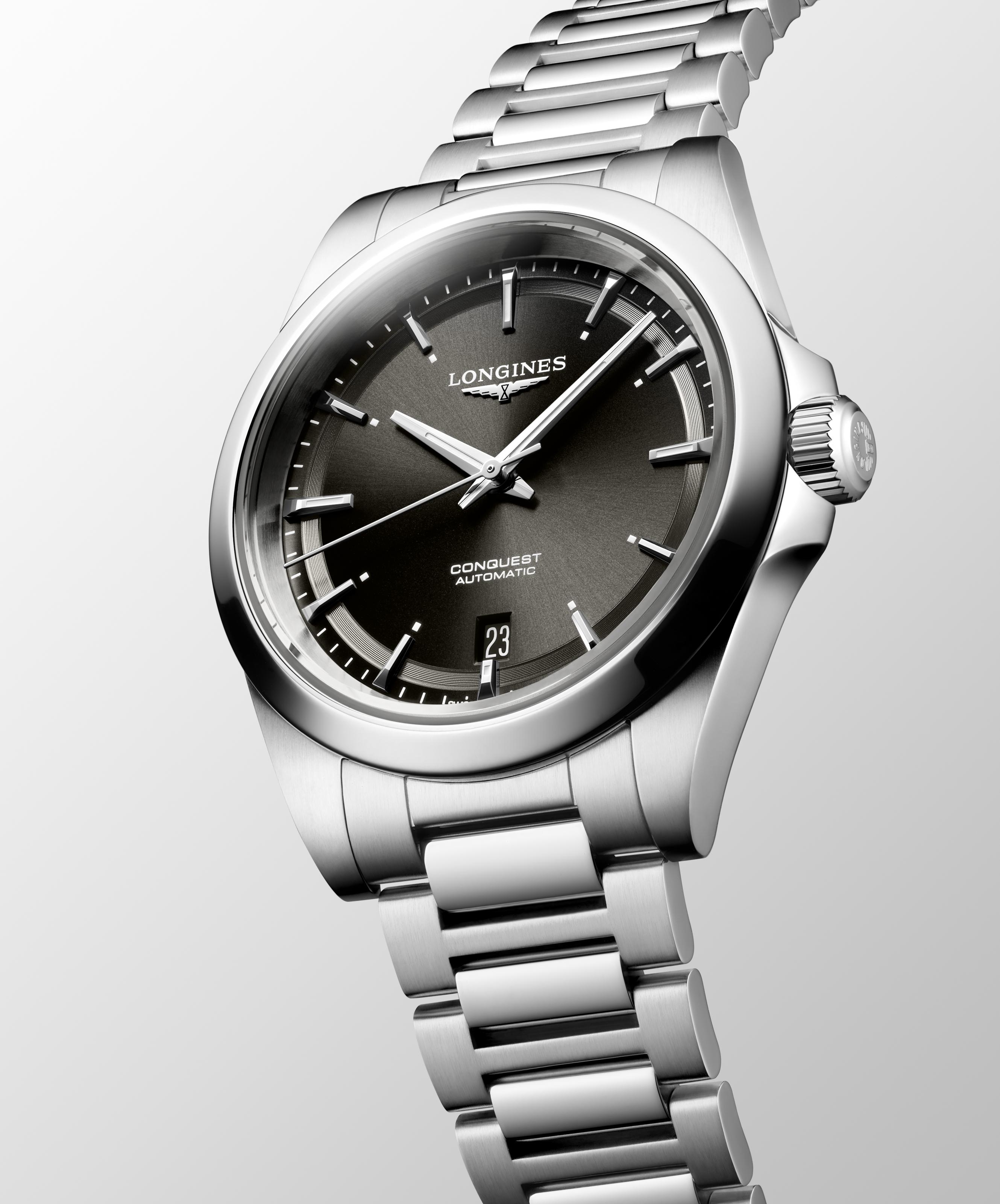 Longines Conquest 38mm schwarz Herrenuhr L3.720.4.52.6