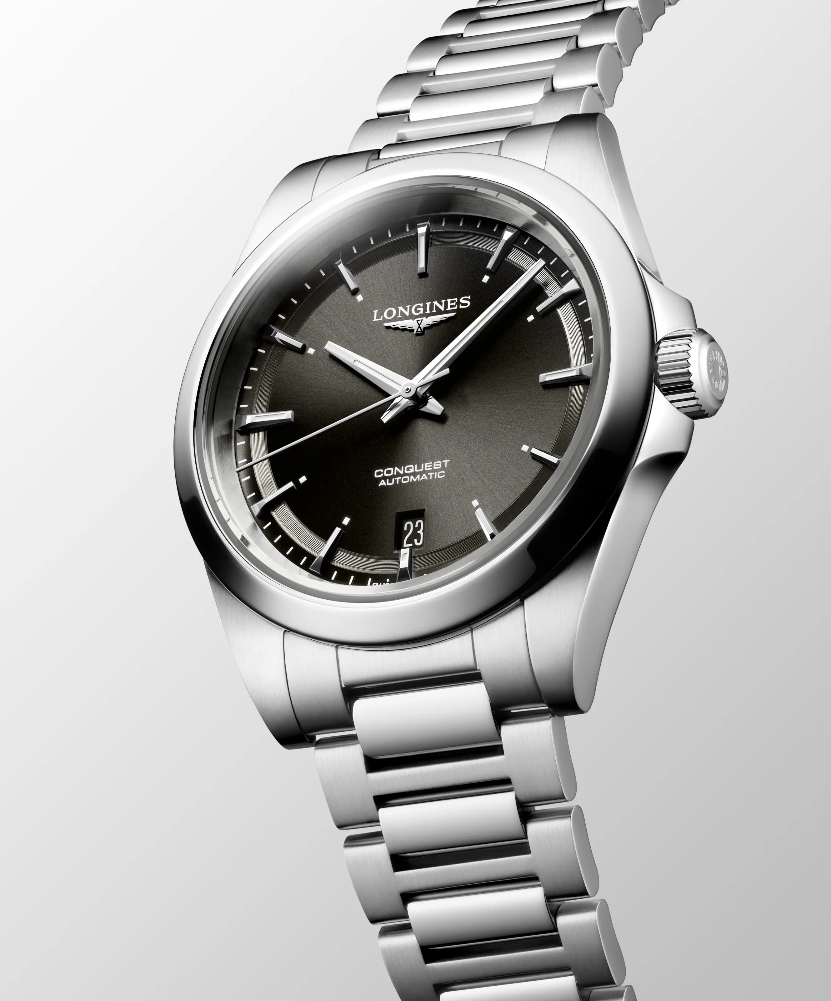 Longines Conquest 38mm schwarz Herrenuhr L3.720.4.52.6