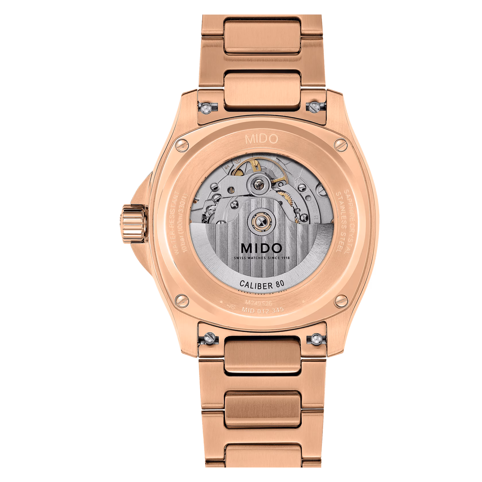 Mido Multifort TV Big Date Roségold Herrenuhr M049.526.33.041.00
