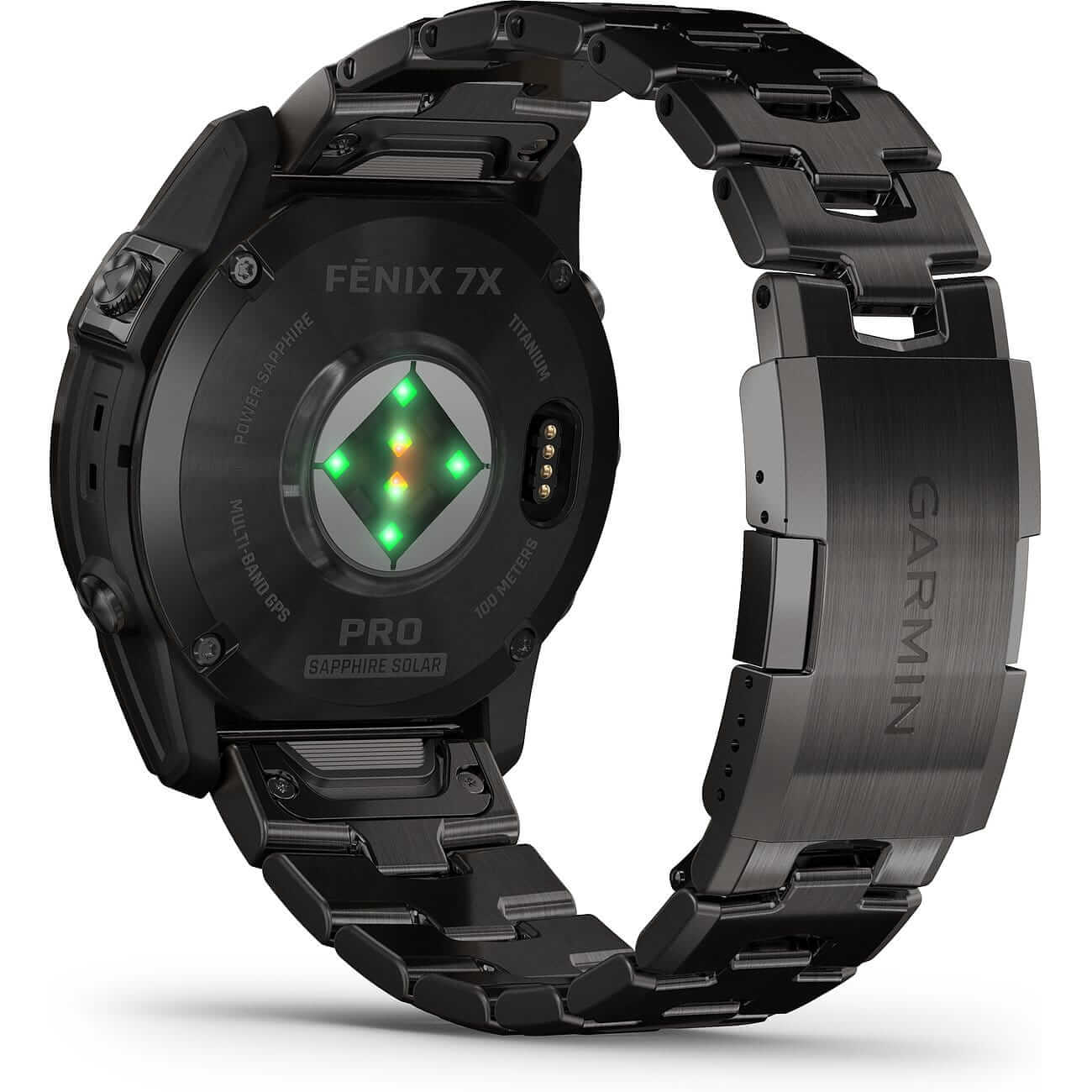 Garmin fēnix® 7X Pro Sapphire Solar Carbongrau Titan mit Titanarmband und Silikonband 010-02778-30