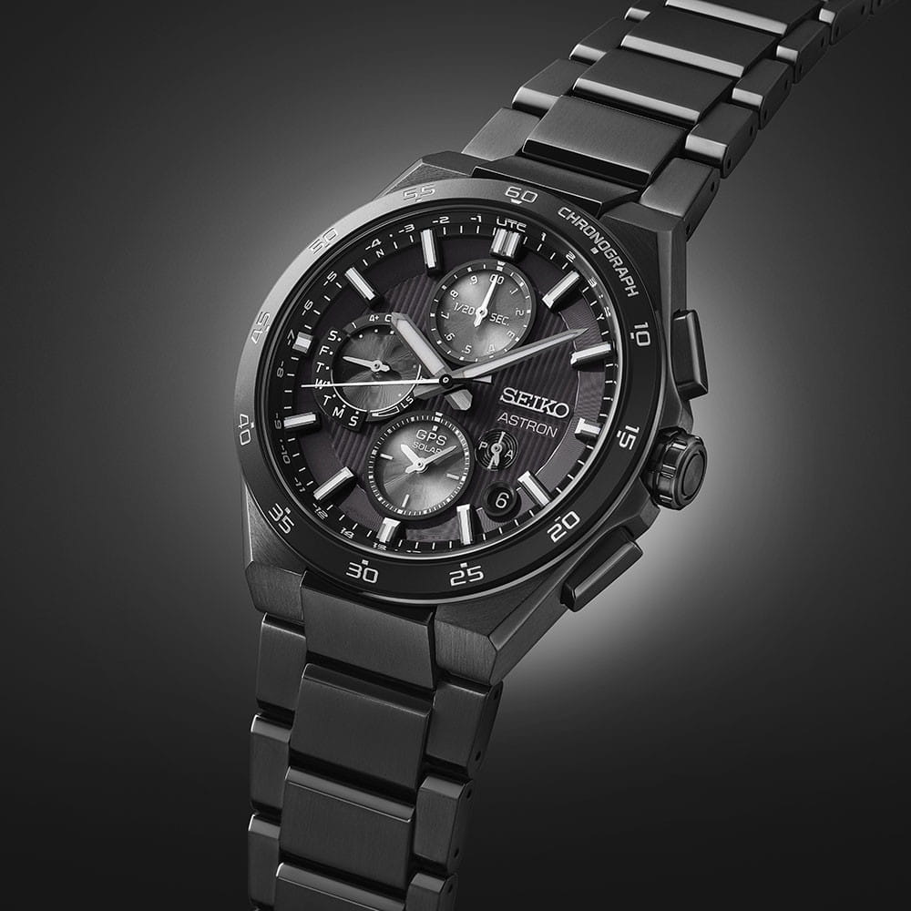 Seiko Seiko Astron GPS Solar Dual Time Chronograph Herrenuhr SSH155J1