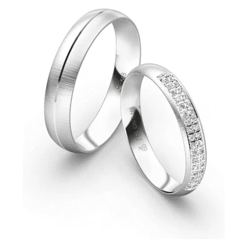First Individual Love 3D White – Two Trauringpaar Rauschmayer 73-03046 / 72-03046