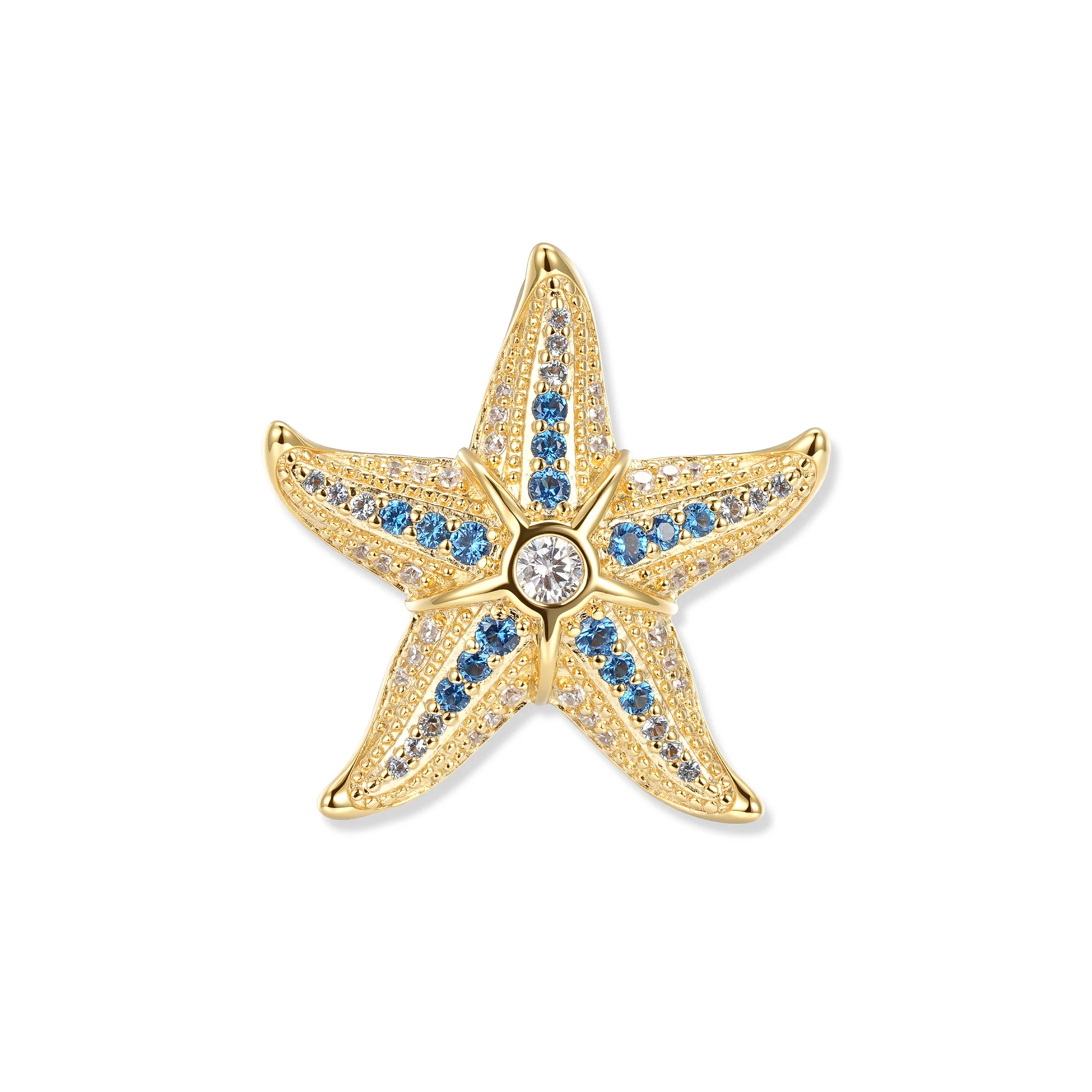 Seinerzeit Anhänger Svenja Royal Seestern Anhänger mit tiefblauen Zirkonia und weißen Akzenten