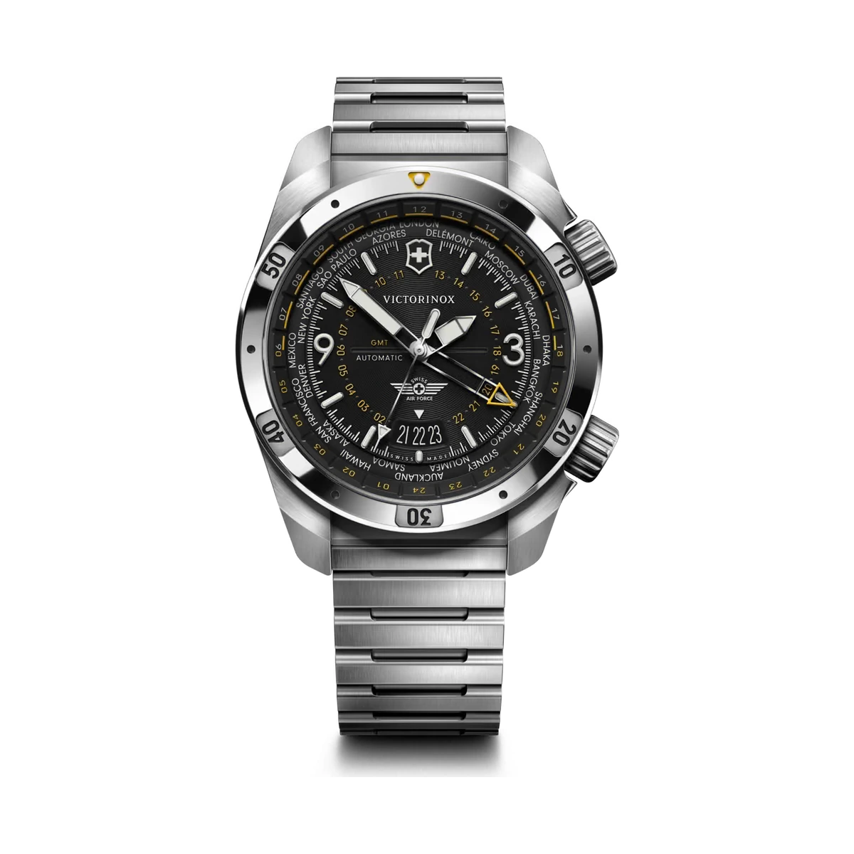 Victorinox Air Pro Automatic, Schwarz, 43mm, 20 ATM Herrenuhr 242004