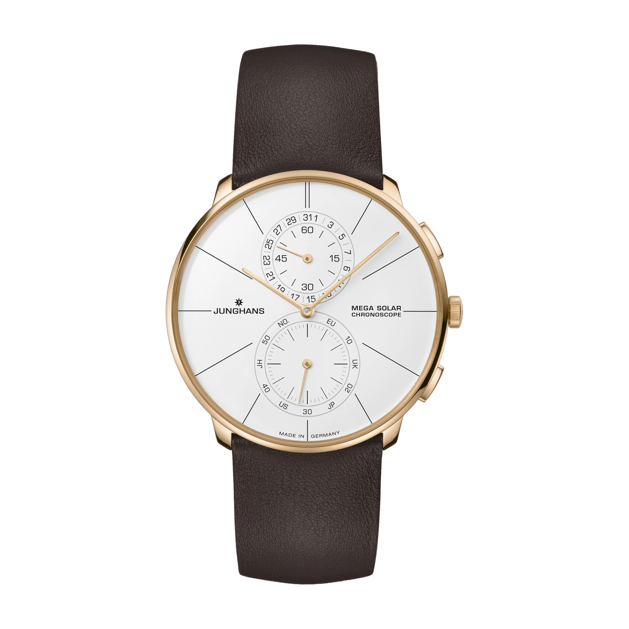 Junghans Meister fein Chronoscope Mega Solar Herrenuhr 059/7201.00