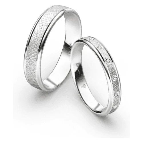 First Individual Love 3D White – Two Trauringpaar Rauschmayer 72-03043 / 73-03043