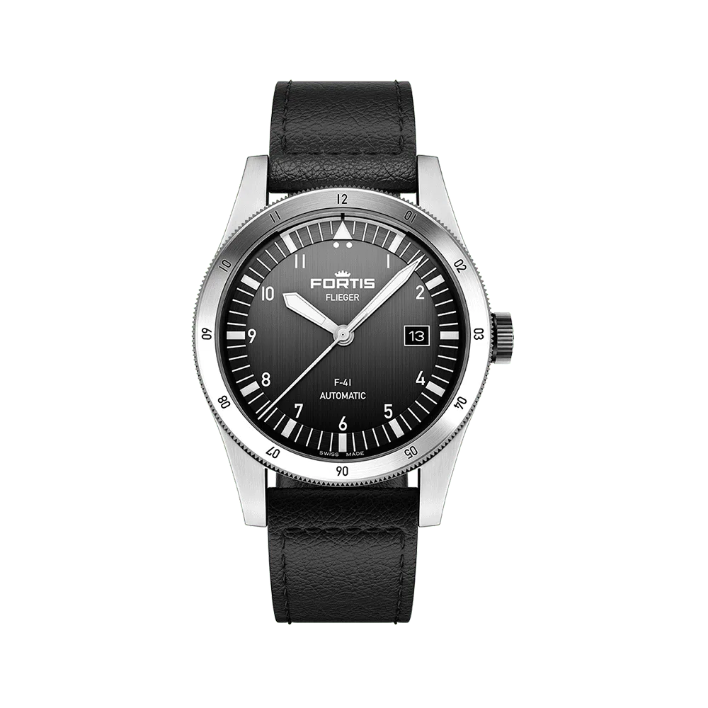 Fortis FLIEGER F-41 Automatic Black Herrenuhr F4220018