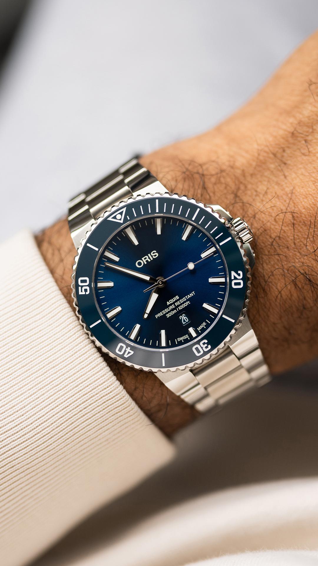 Oris Aquis Date Automatik Herrenuhr , 01 733 7789 4135-07 8 23 04PEB