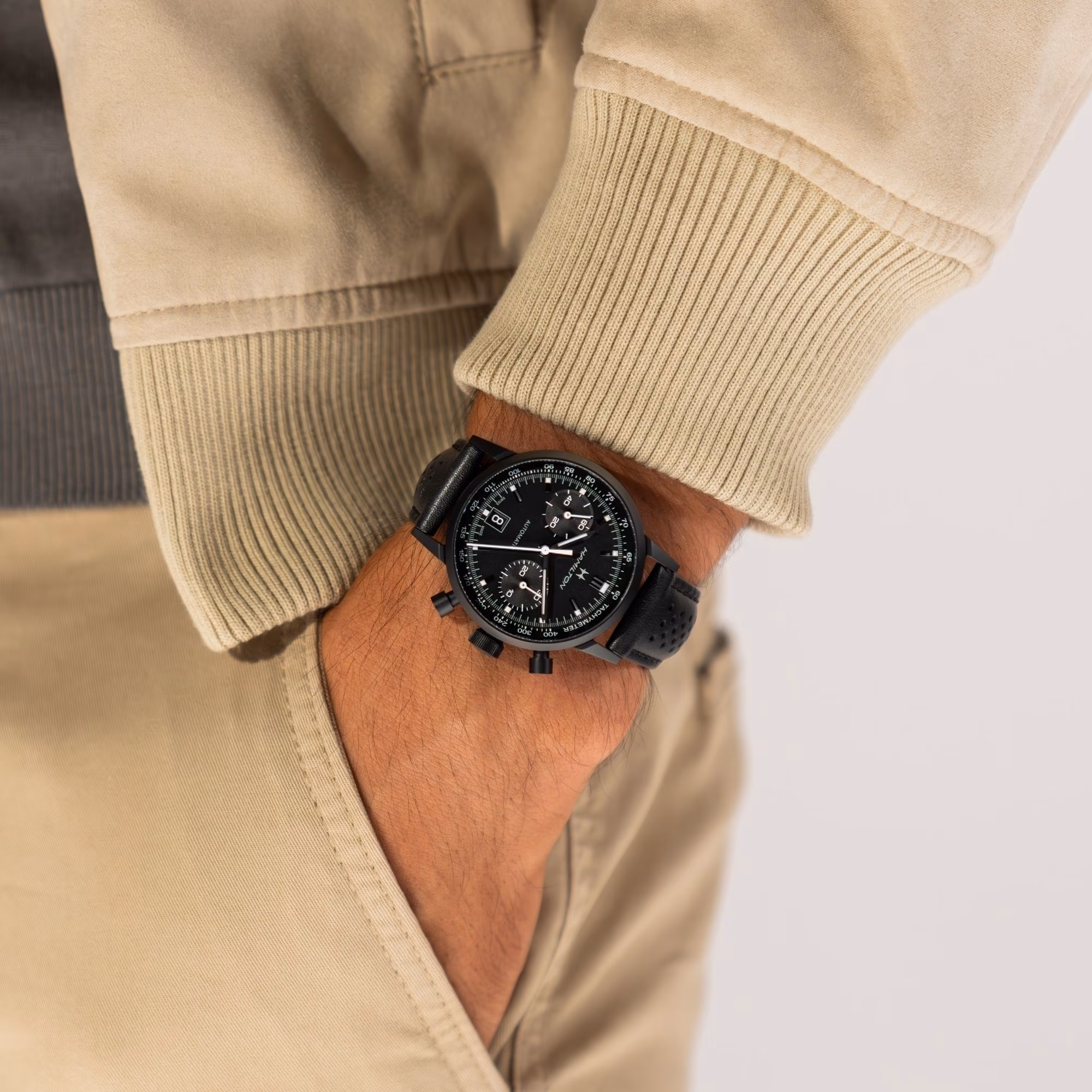 Hamilton Intra-Matic Auto Chrono 40 mm weiß H38446730
