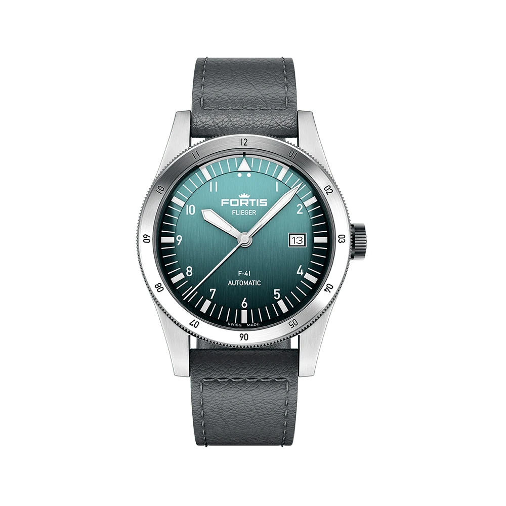 Fortis FLIEGER F-41 Automatic Petrol Herrenuhr F4220022