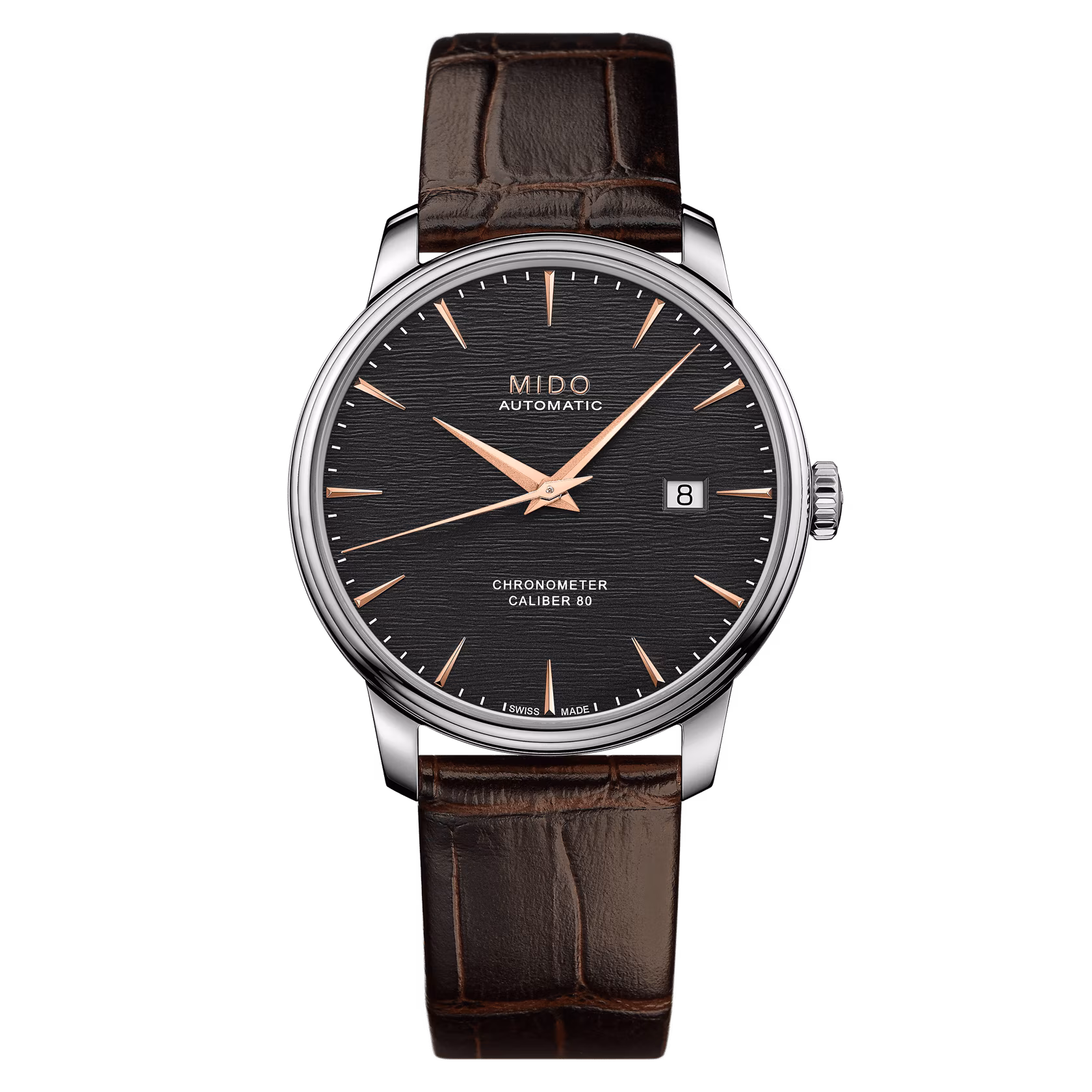 Mido Baroncelli Chronometer Silicon Gent Herrenuhr M027.408.16.061.00
