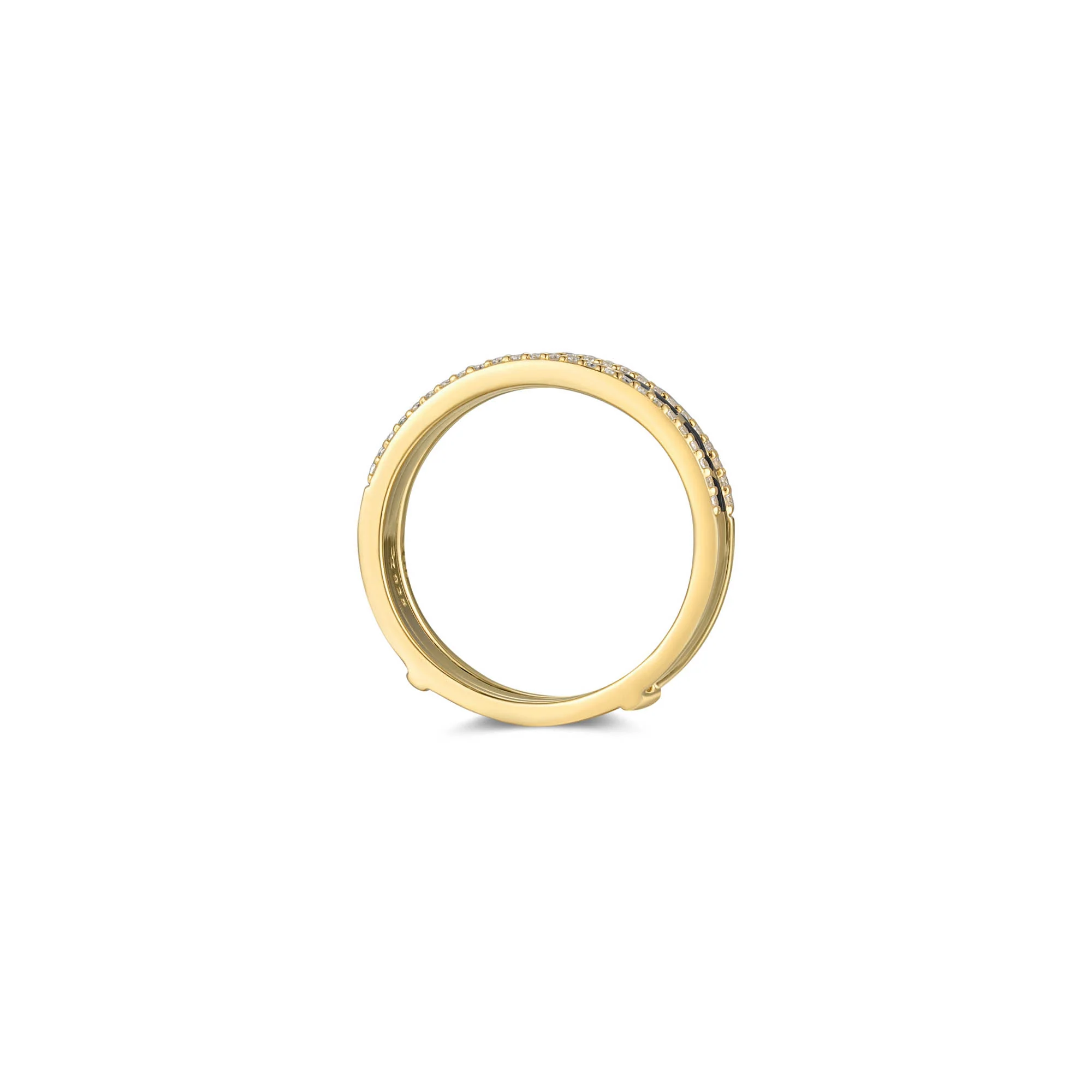 Seinerzeit Ringe Sunshine Safari Ring besetzt mit weißen Zirkonia, Gold, 925 Sterling Silber, Gr. 52