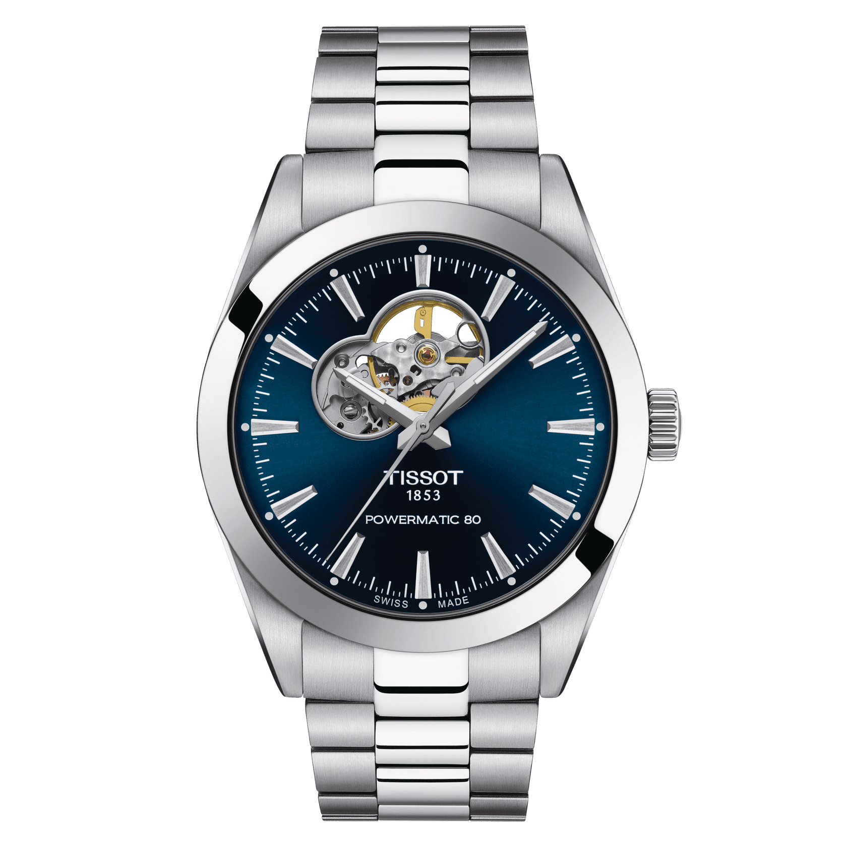 Tissot Gentleman Powermatic 80 Open Heart Herrenuhr T127.407.11.041.01