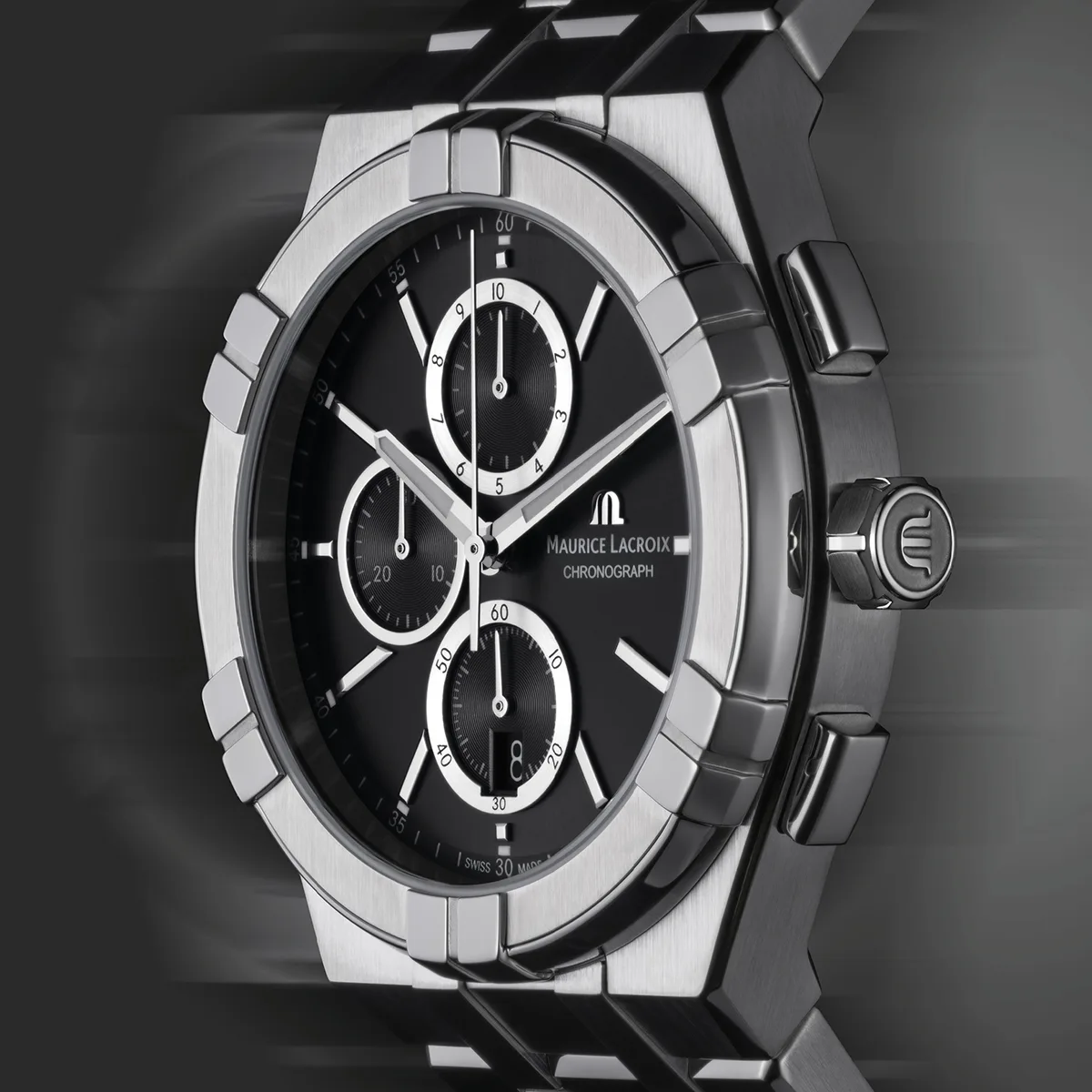 Maurice Lacroix Aikon Quarz Chronograph Herrenuhr AI1118-SS002-330-1