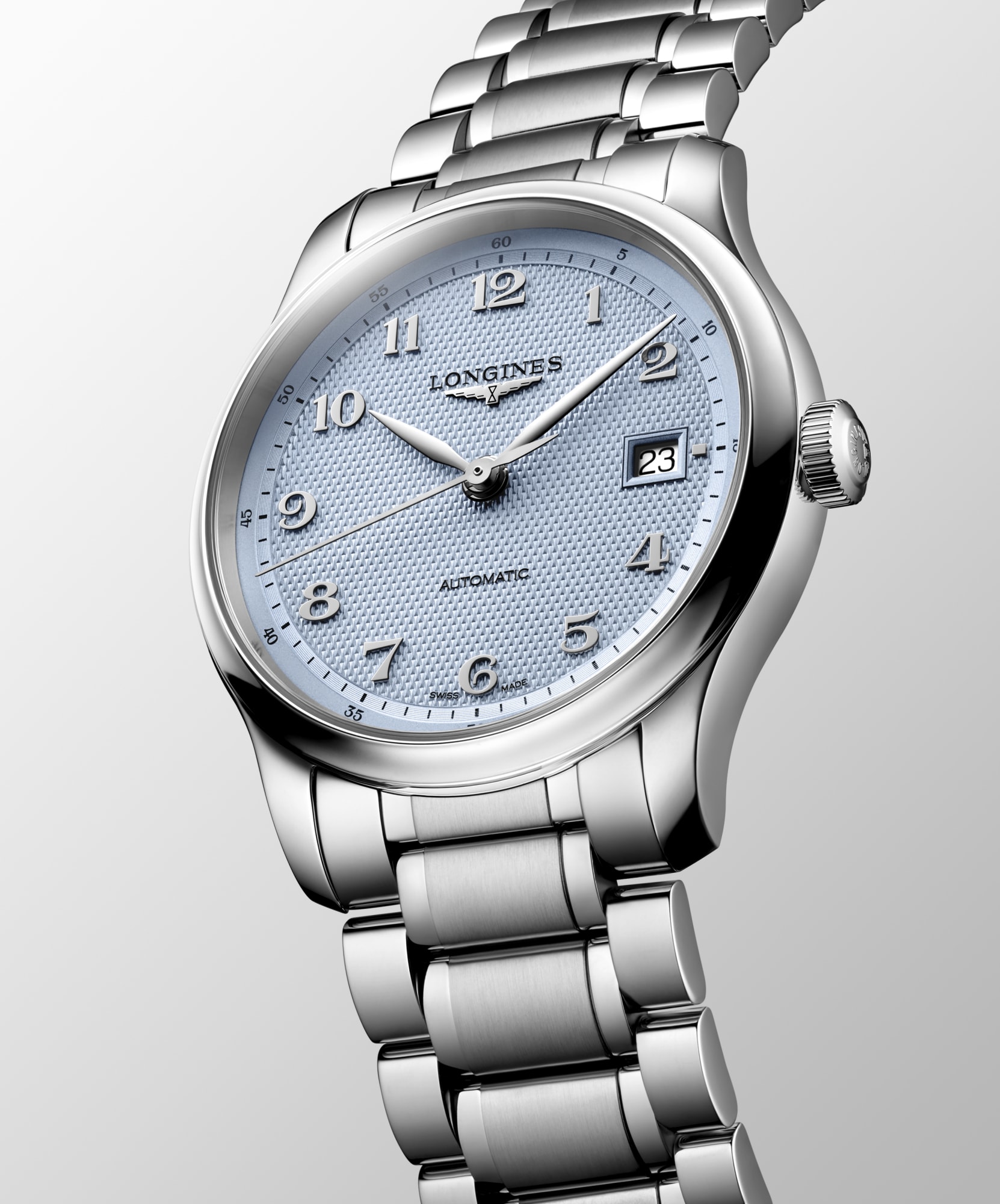 Longines Master Collection Herrenuhr Hellblau 39mm L2.949.4.99.6