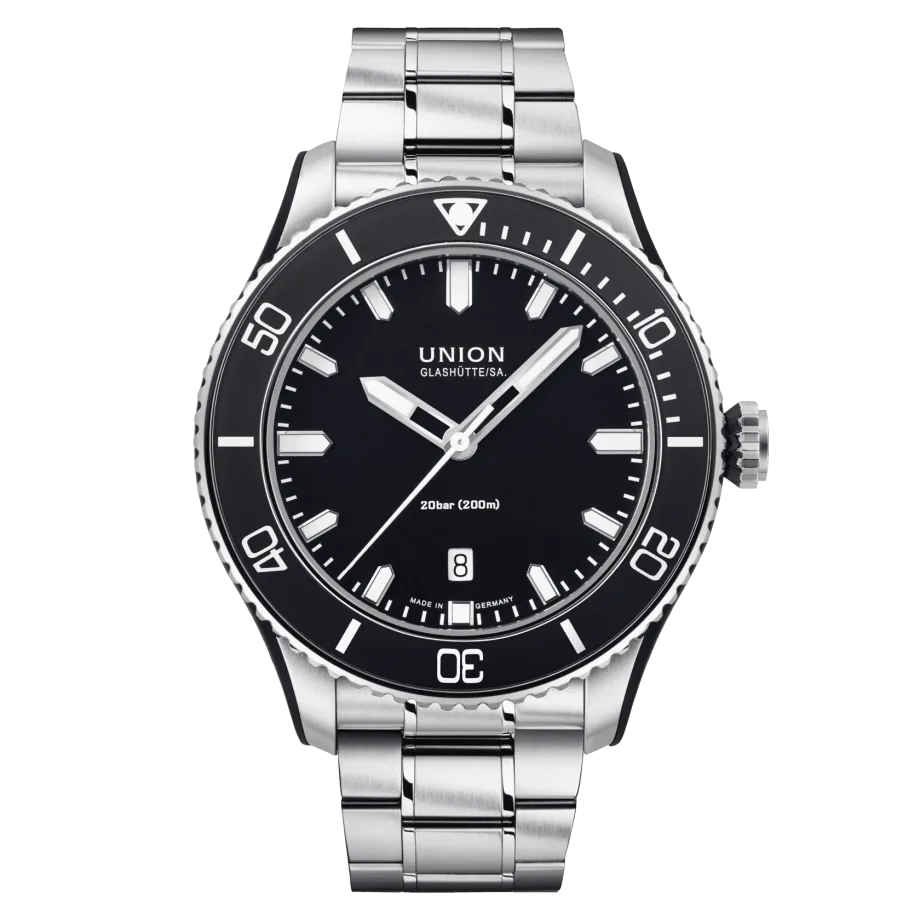 Union Glashütte Belisar Datum Sport Set mit zwei Armbändern Herrenuhr D009.907.11.057.00