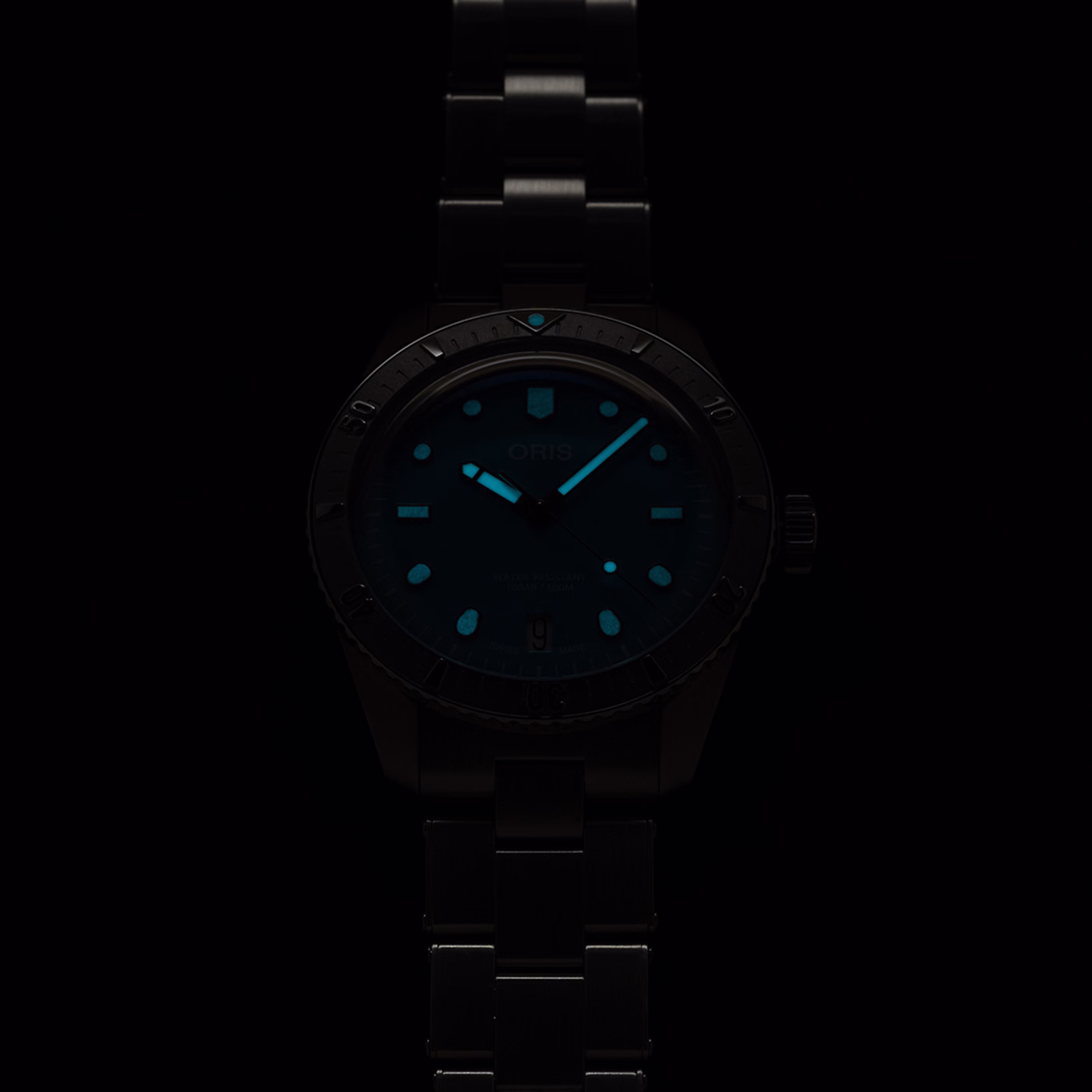 Oris Divers Sixty‑Five Cotton Candy 38mm, Taucheruhr, Edelstahl, Blau Herrenuhr 01 733 7771 4055-07 8 19 18