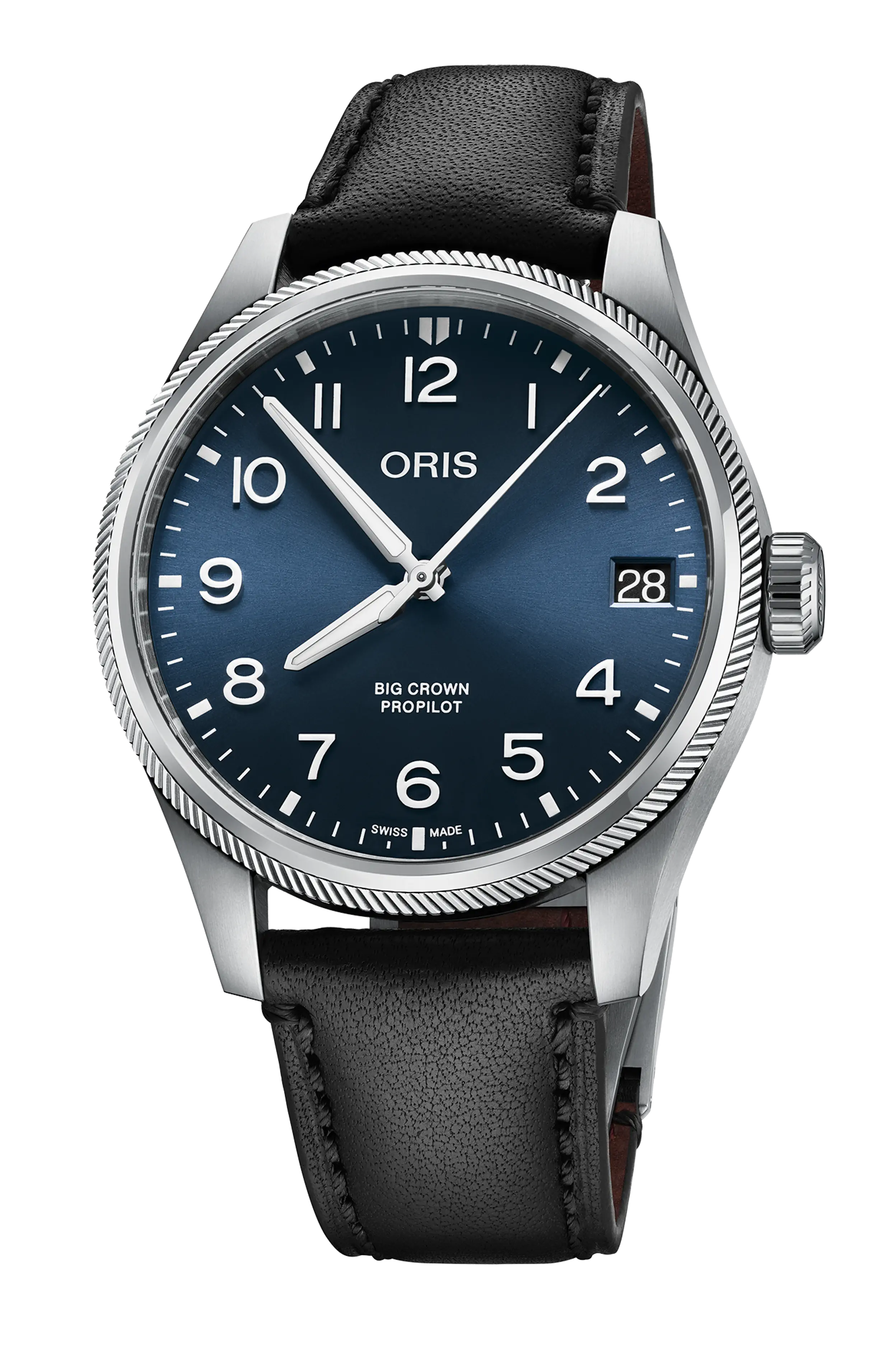 Oris Big Crown ProPilot Big Date 41mm Lederarmband  Automatikuhr Blau Herrenuhr 01 751 7761 4065-07 6 20 08LC