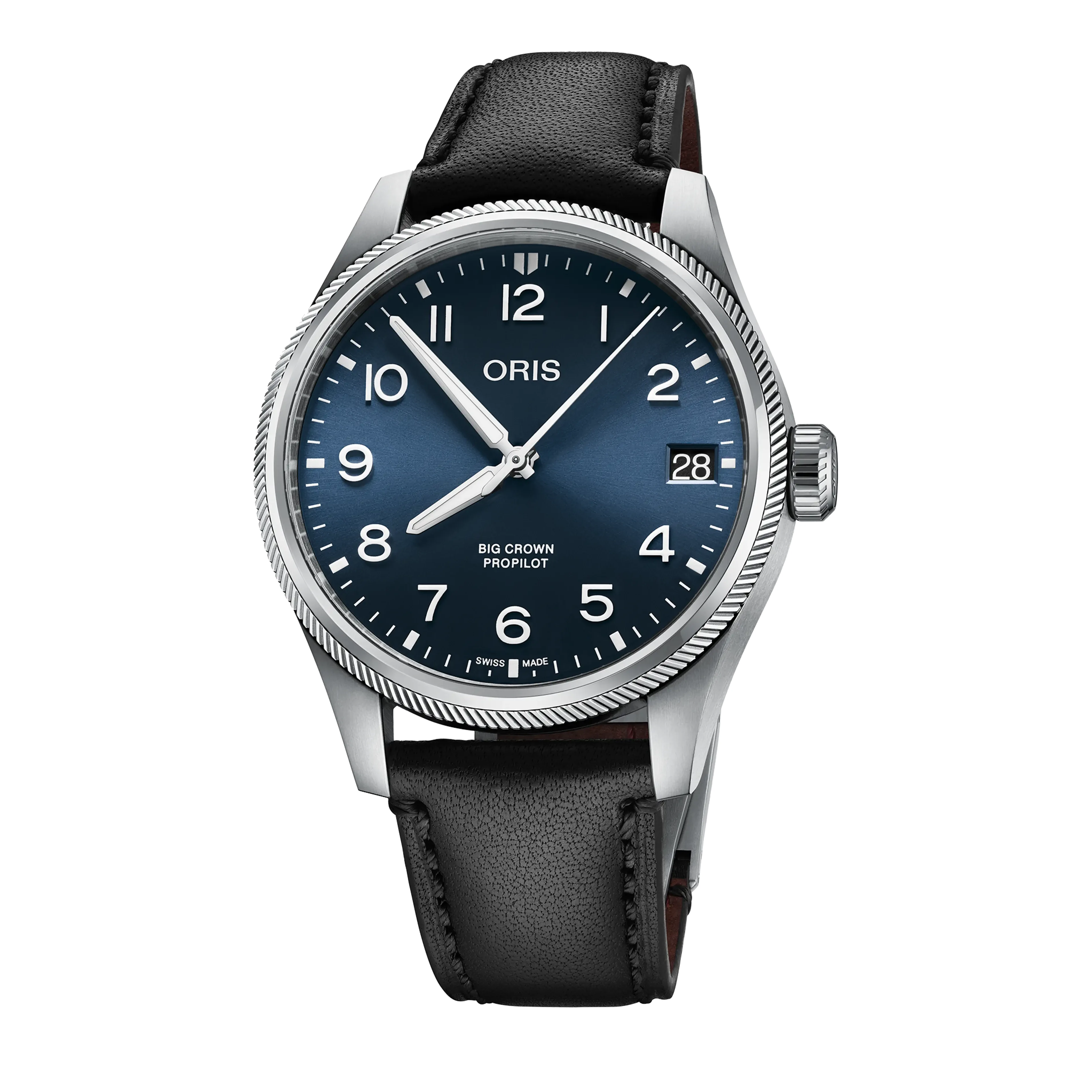 Oris Big Crown ProPilot Big Date 41mm Lederarmband  Automatikuhr Blau Herrenuhr 01 751 7761 4065-07 6 20 08LC