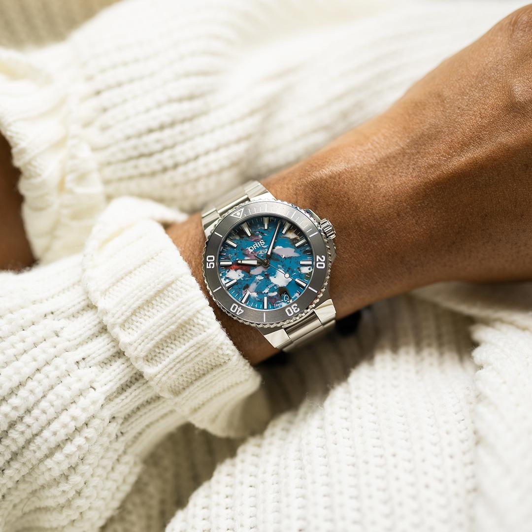 Oris Herrenuhr Aquis 01 400 7790 4150-07 8 23 02PEB