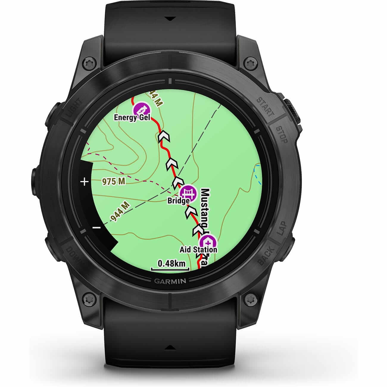Garmin Epix™ Pro Gen 2 Sapphire 51mm Schwarz/Carbongrau Titan mit Silikonarmband 010-02804-01