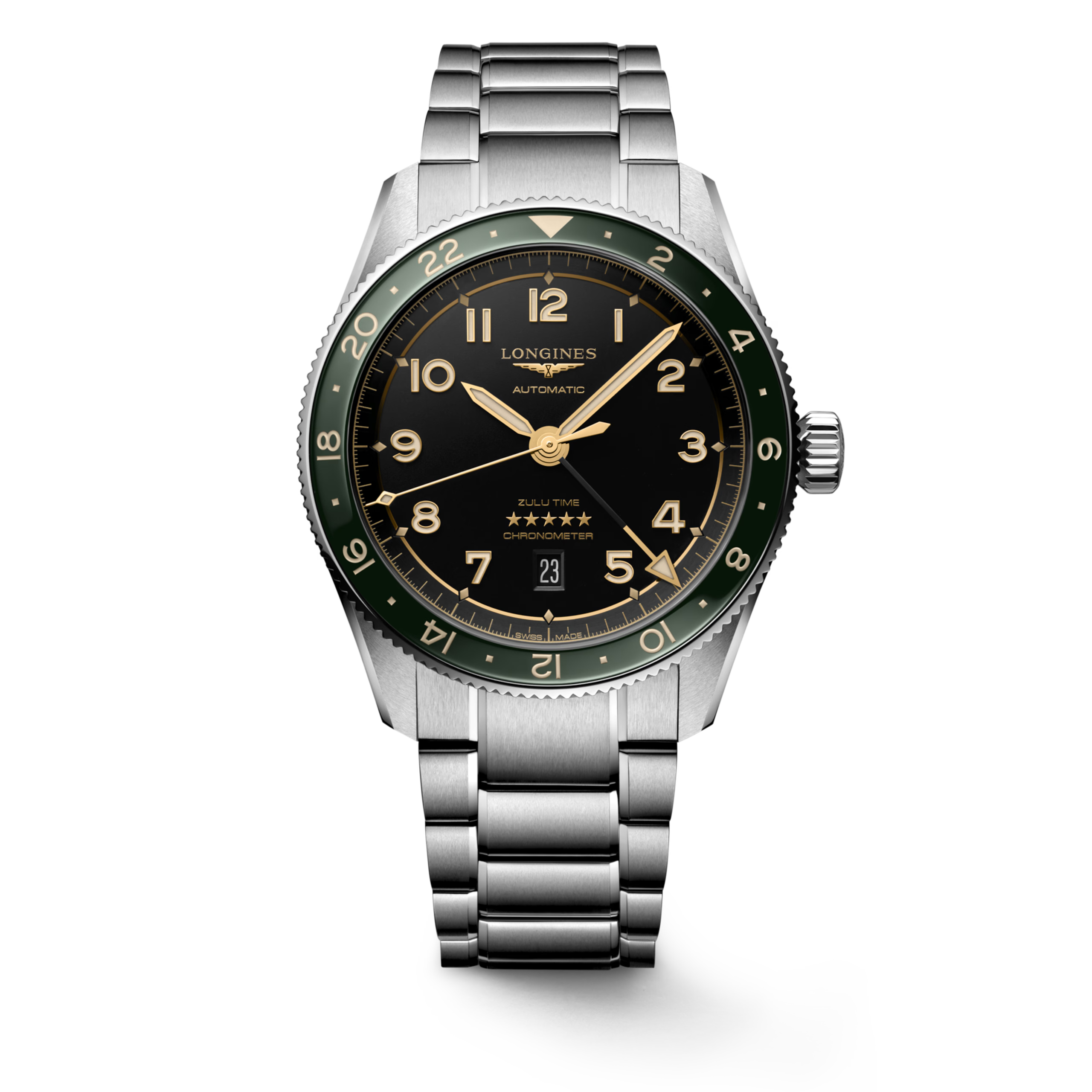 Longines Spirit Zulu Time Chronometer Herrenuhr L3.812.4.63.6