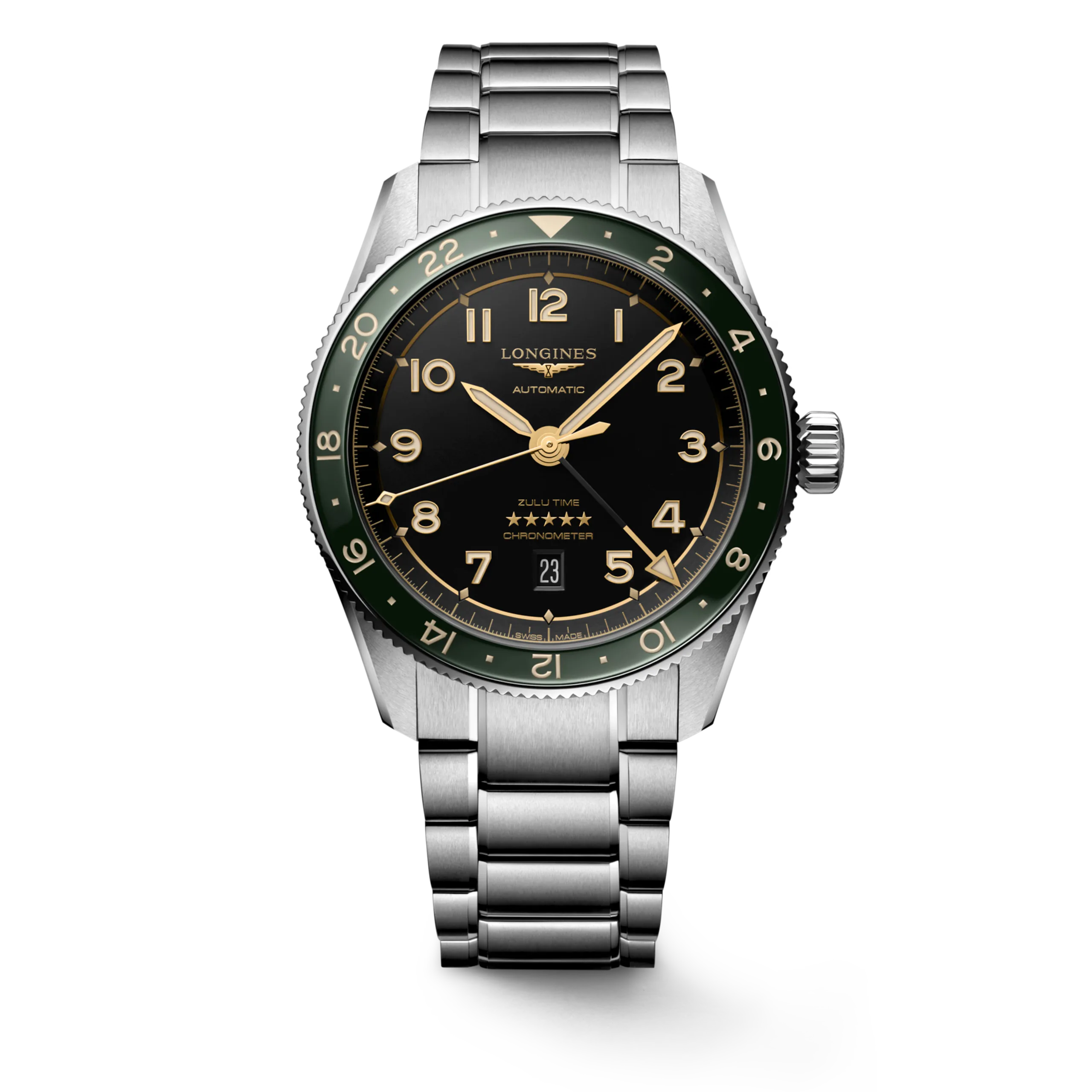 Longines Spirit Zulu Time Chronometer Herrenuhr L3.812.4.63.6