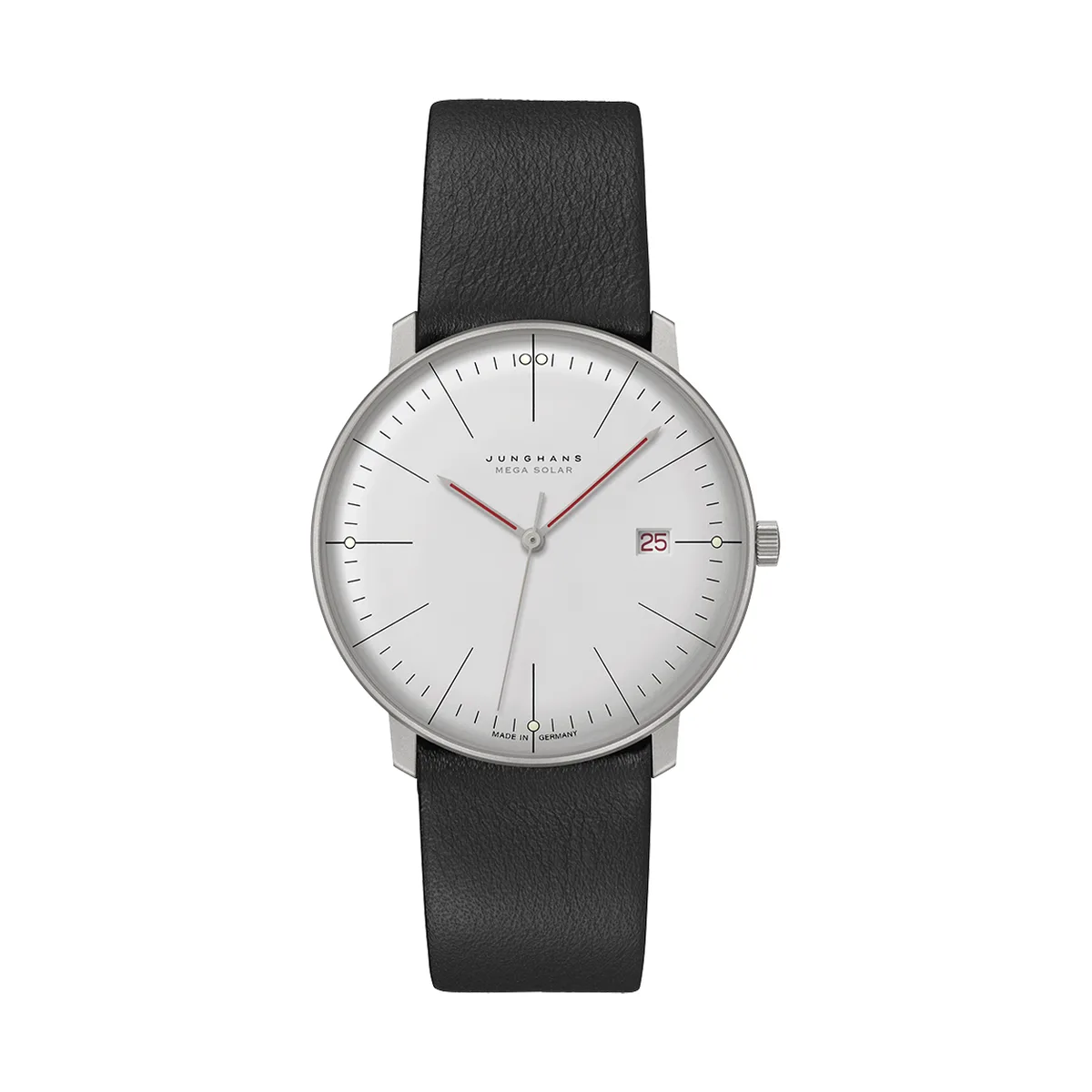 Junghans Max Bill Mega Solar Bauhaus Herrenuhr 059/2326.02