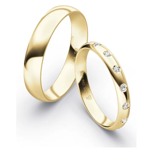 First Individual Love 3D Yellow – Two Trauringpaar Rauschmayer 73-03038 / 72-03038